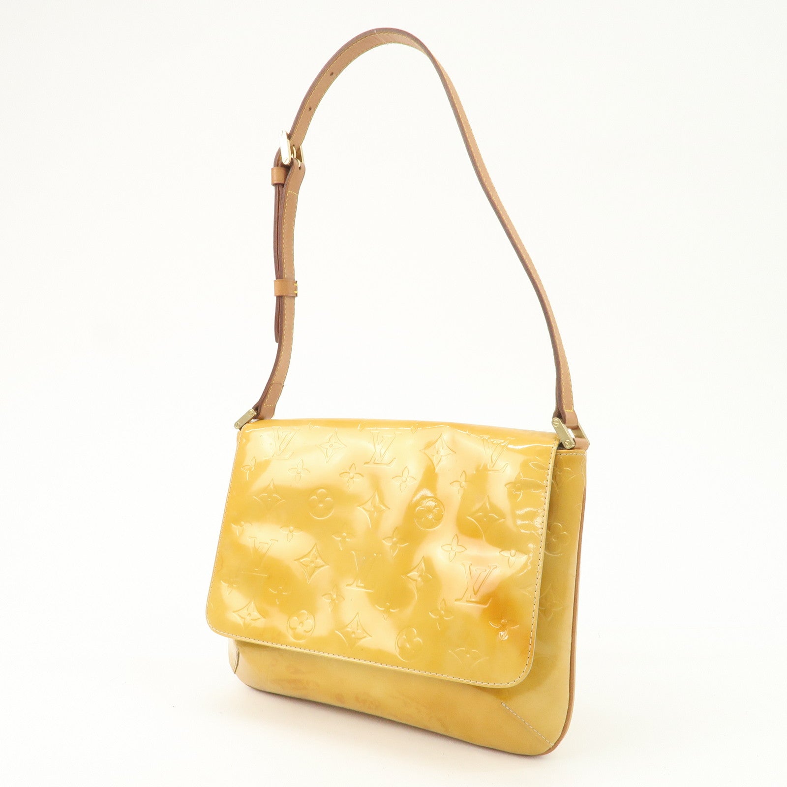 Louis Vuitton Monogram Vernis Thompson Street Jaune M91123 Used