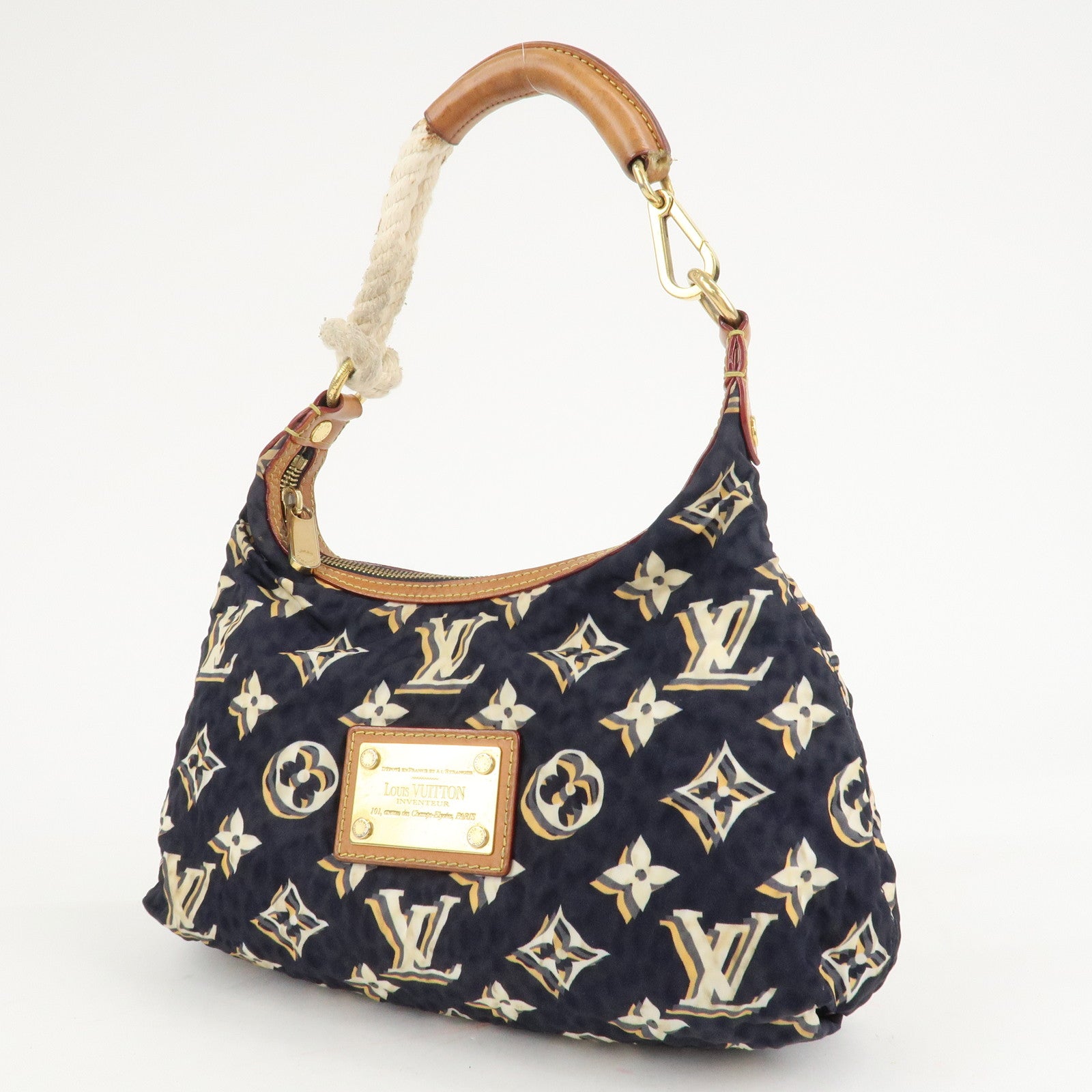 Louis Vuitton Cruise Line Marine Bulle PM Shoulder Bag Navy M40238 Used