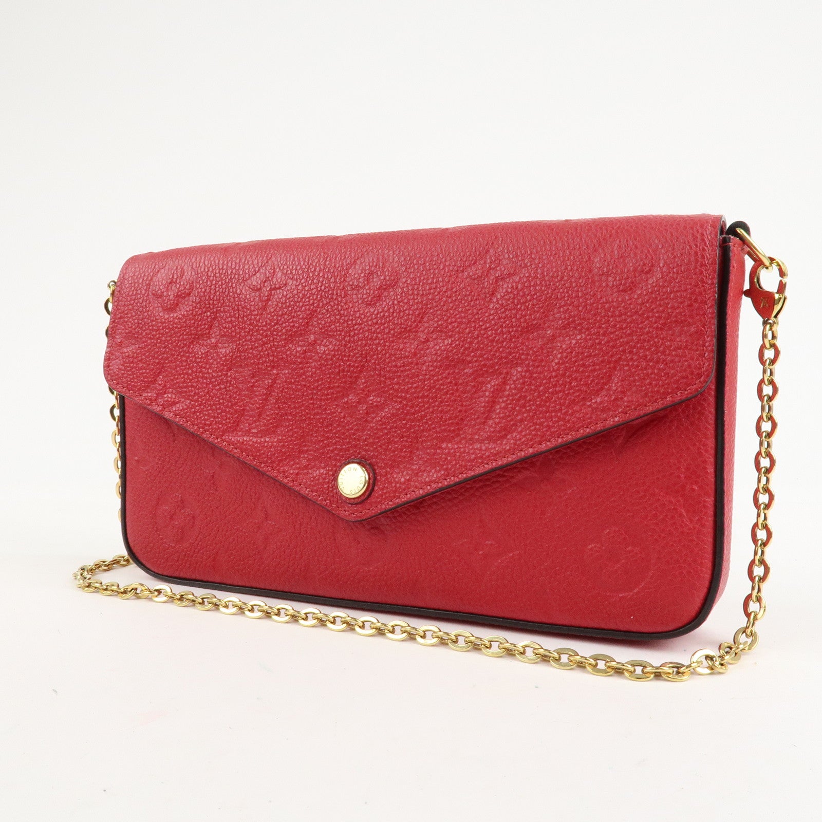 Louis Vuitton Monogram Empreinte Felicie Chain Shoulder Bag M63700 Used