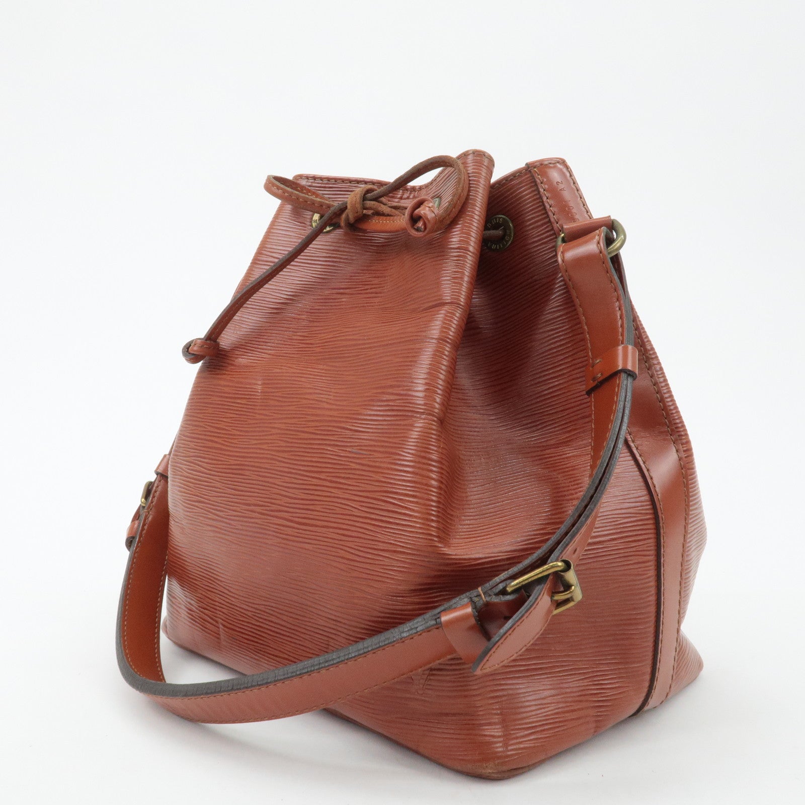 Louis Vuitton Epi Petit Noe Shoulder Bag Kenya Brown M44103 Used