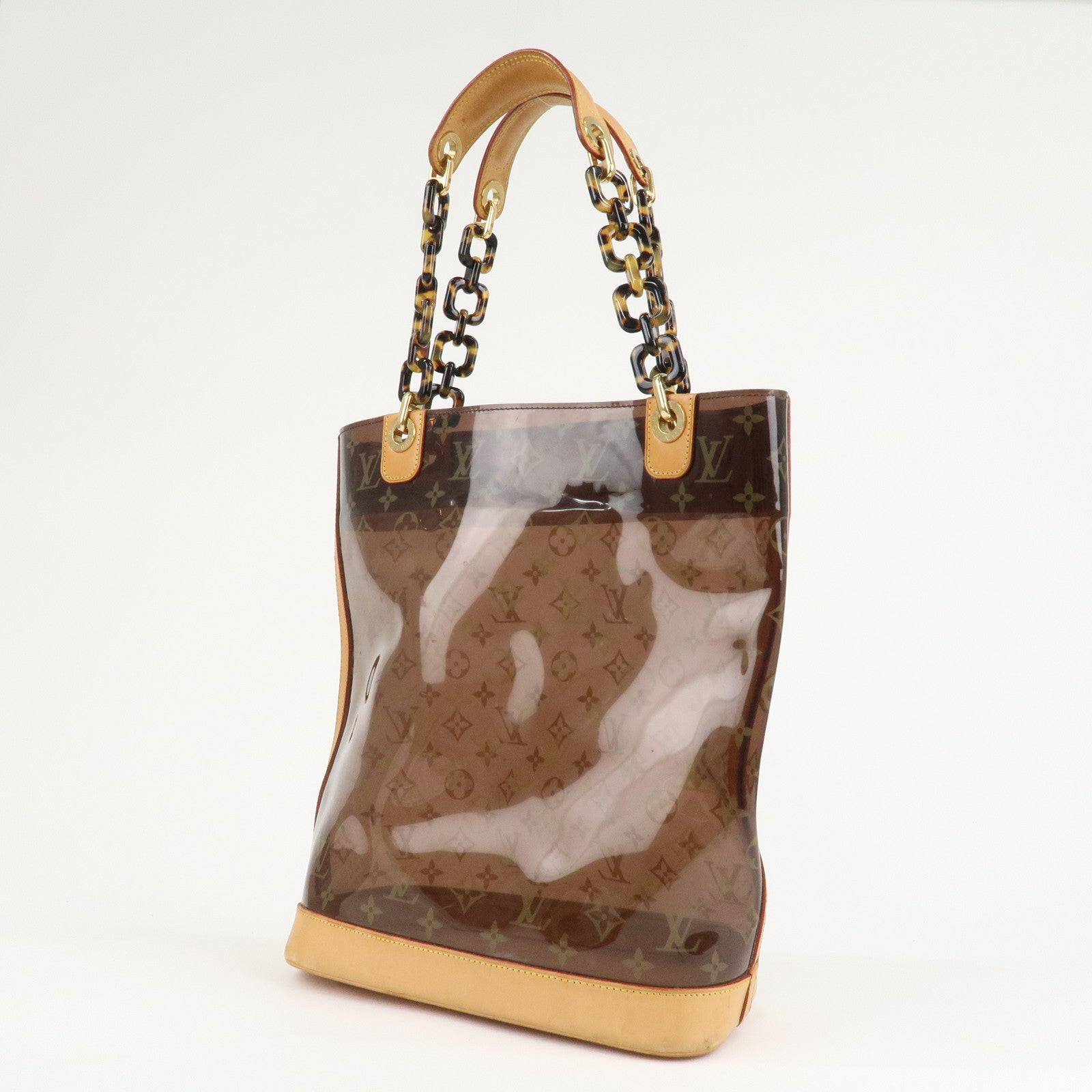 Louis Vuitton Monogram Vinyl Cabas Ambre MM Tote Bag M92501 Used