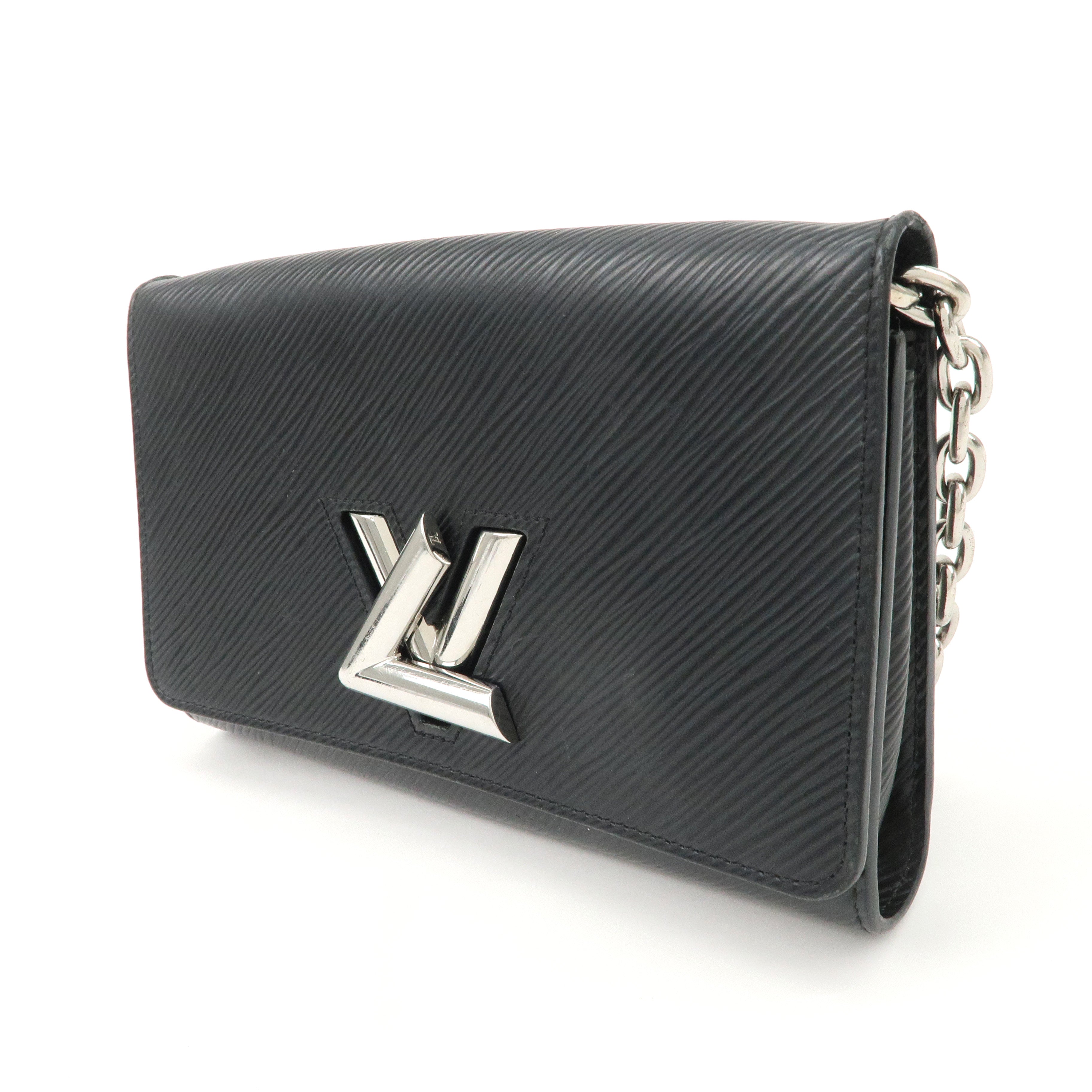 Louis Vuitton Epi Portefeuille Twist Chain Long Wallet WOC M62038 Used