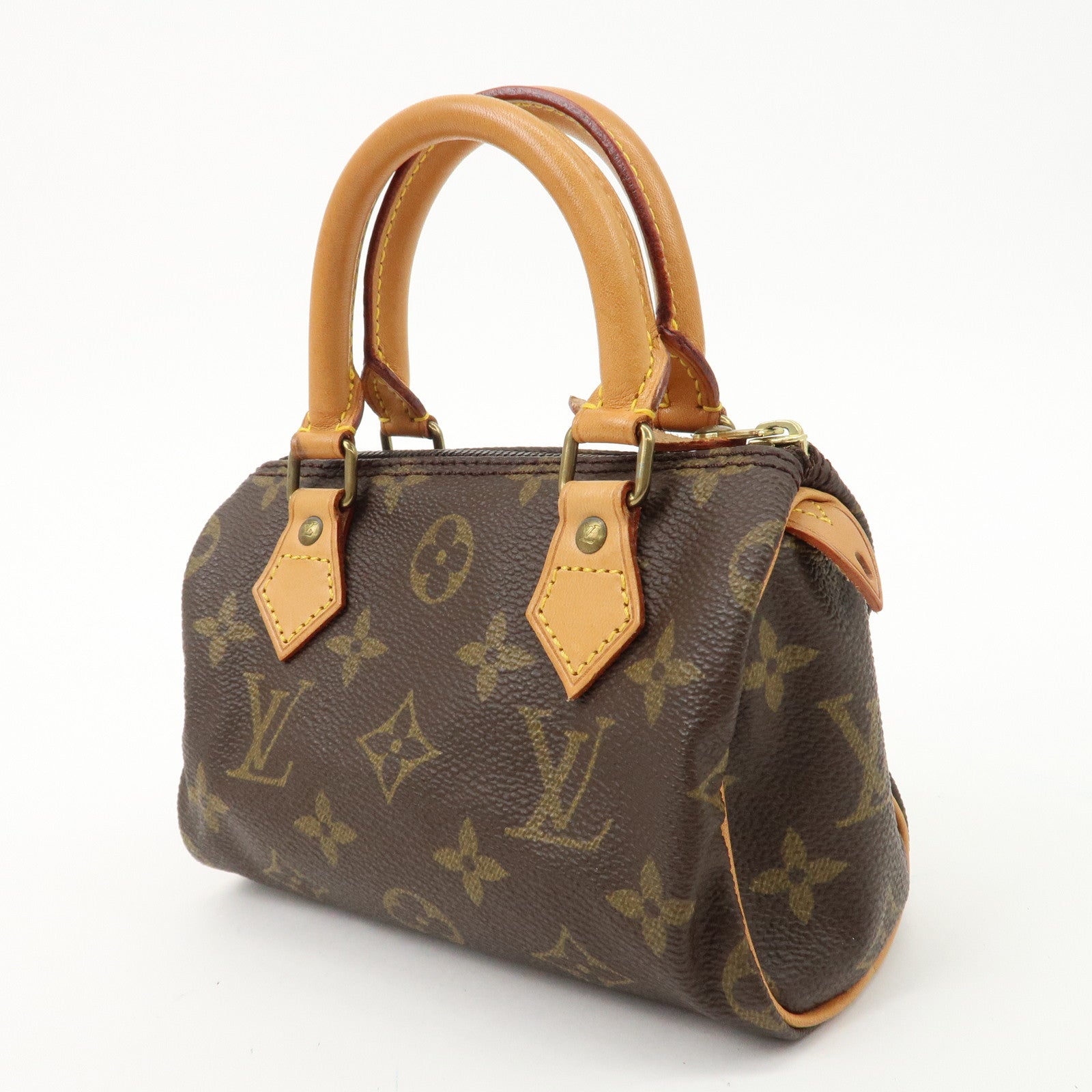 Louis Vuitton Monogram Mini Speedy & Strap M41534 J00145 Used