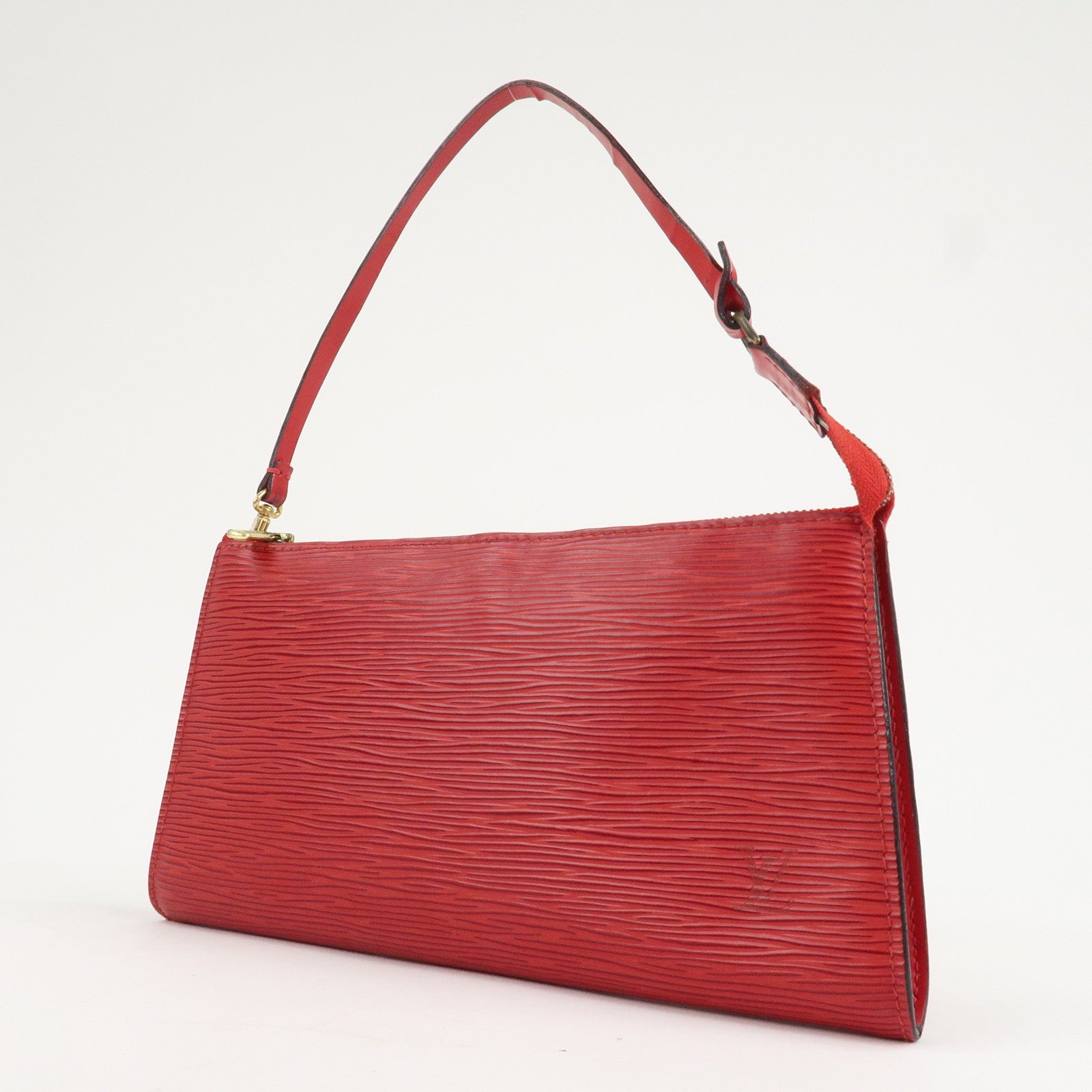 Louis Vuitton Epi Pochette Accessoires Pouch Castilian Red M52947 Used