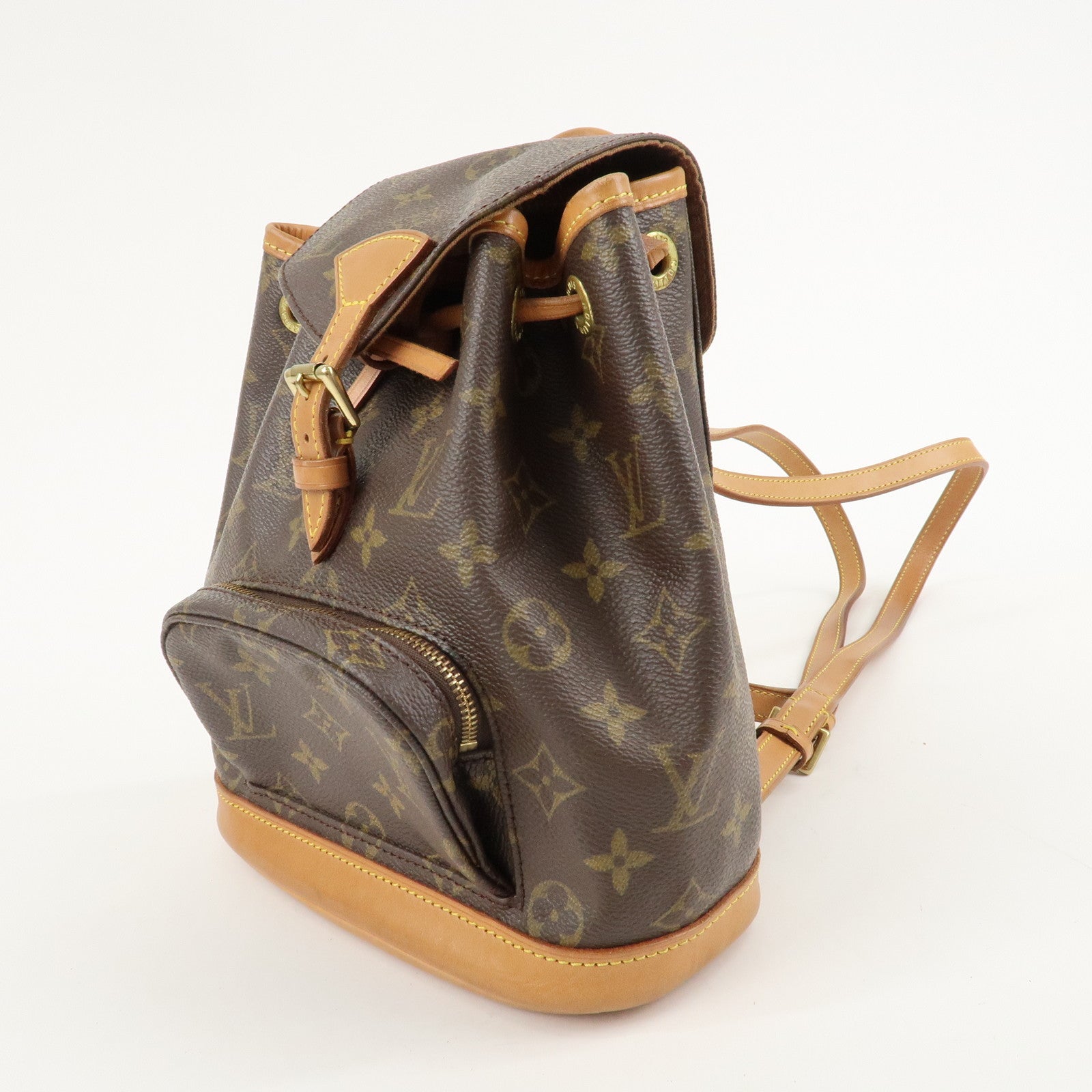 Louis Vuitton Monogram Mini Montsouris Back Pack Bag M51137 Used
