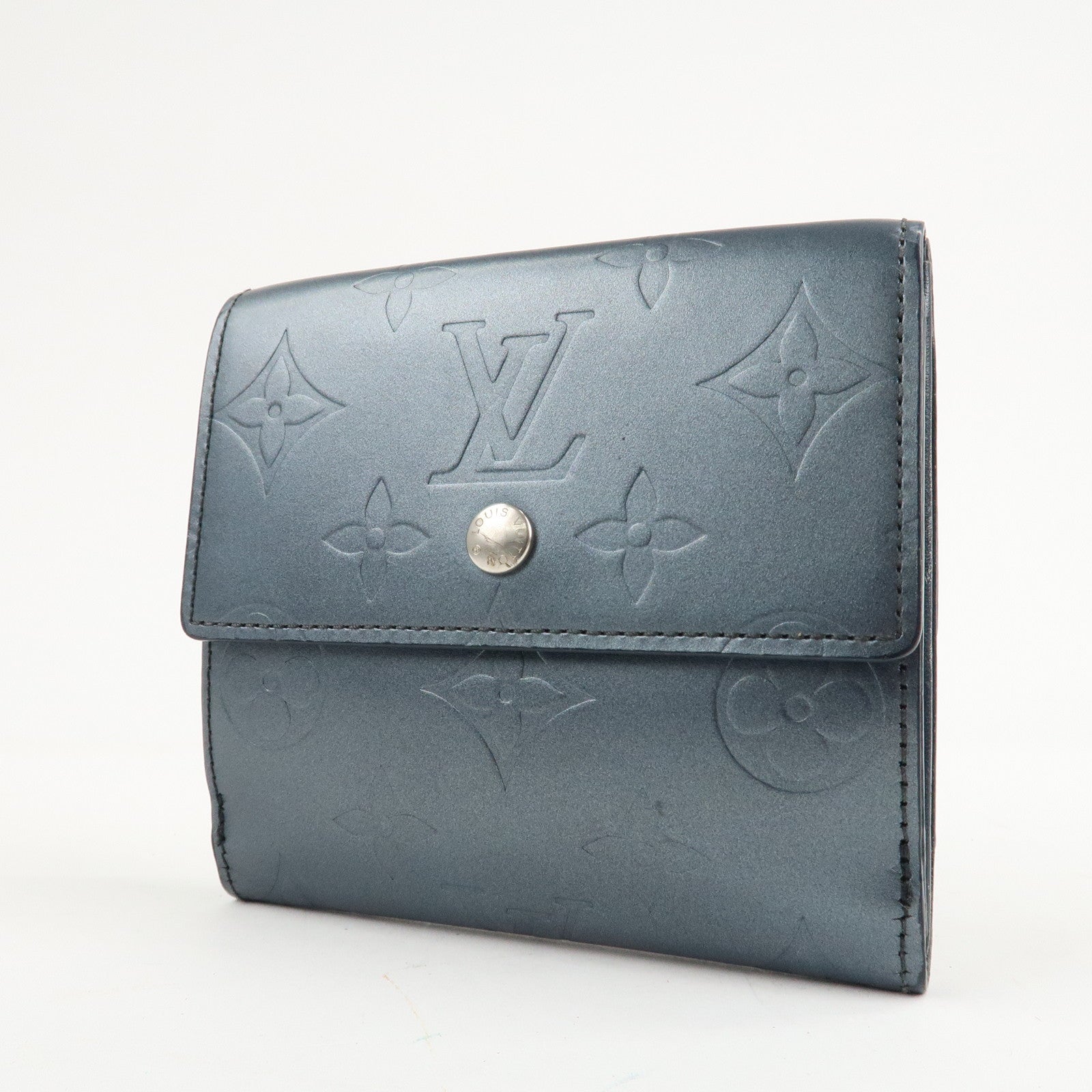 Louis Vuitton Monogram Matte Porte Monnaie Billets Credit M65115 Used
