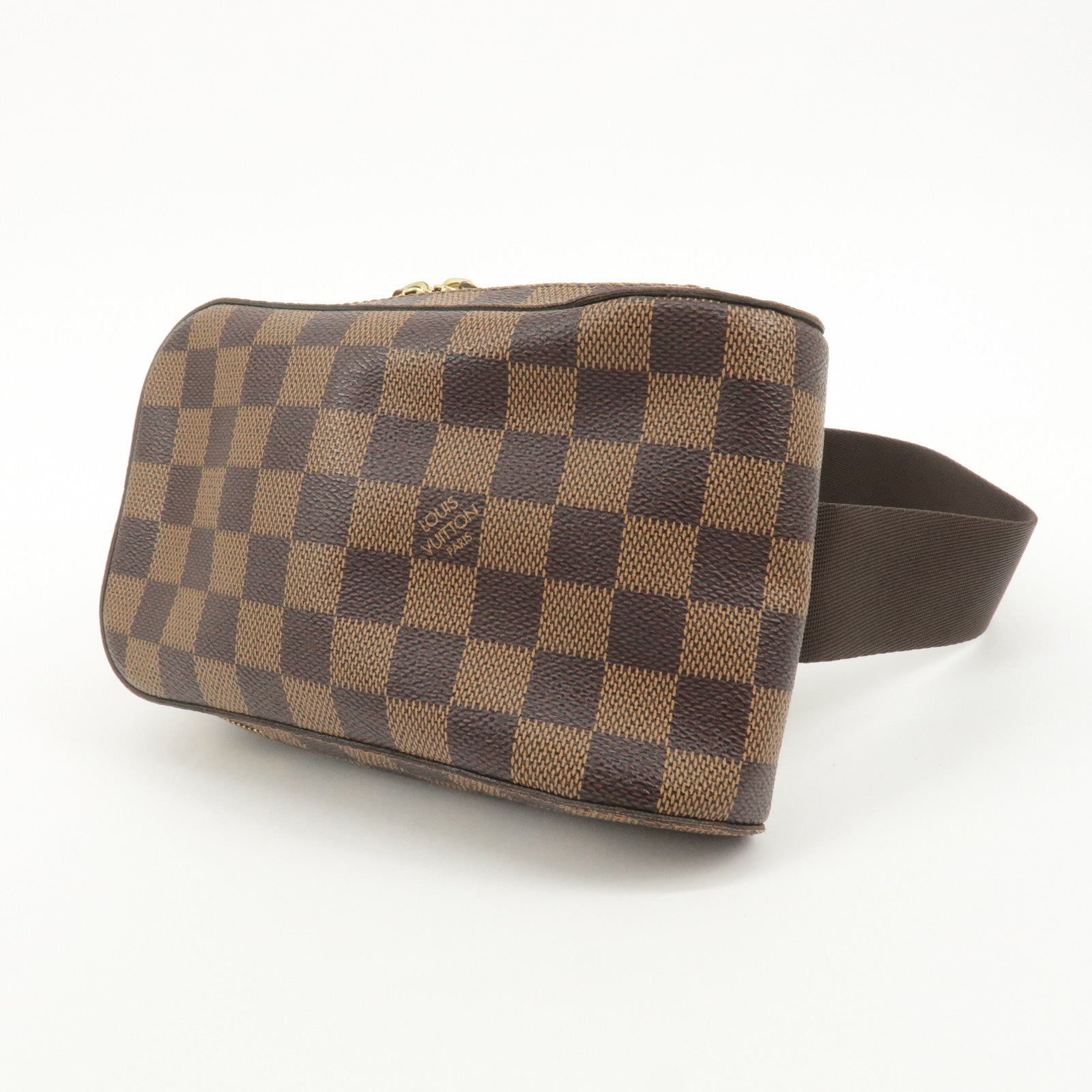 Louis Vuitton Damier Ebene Geronimos Body Bag Waist Bag N51994 Used