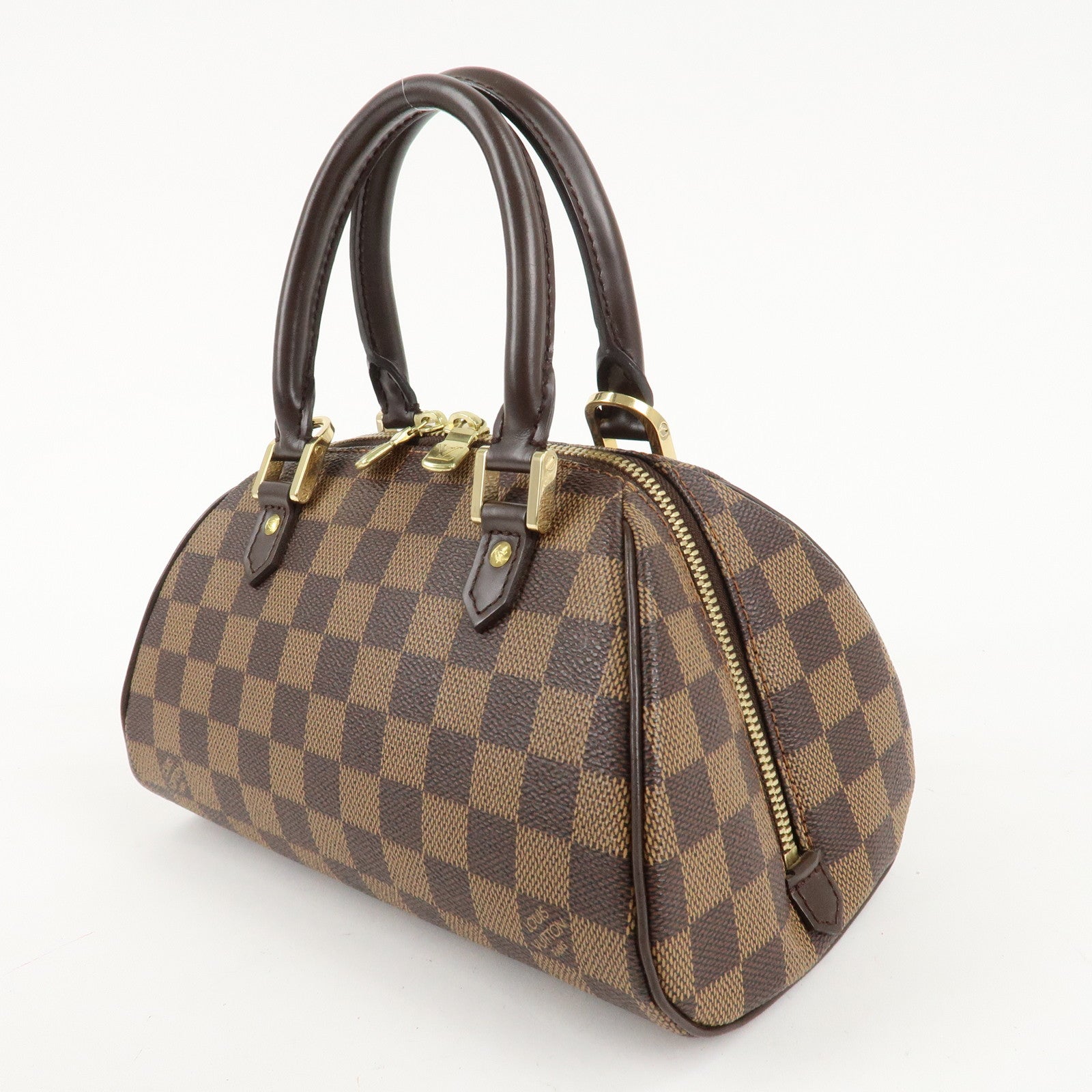 Louis Vuitton Damier Rivera Mini Hand Bag N41436 Brown Used