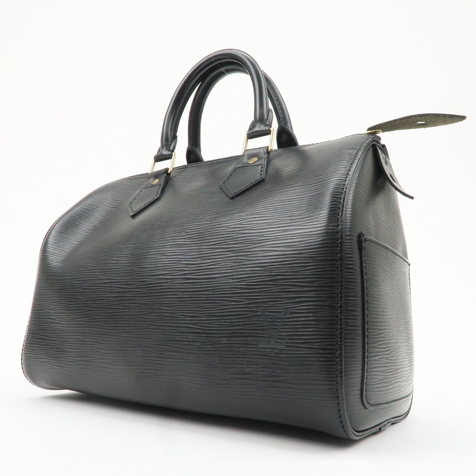 Louis Vuitton Epi Speedy 25 Boston Bag Hand Bag Noir Black M43012 Used