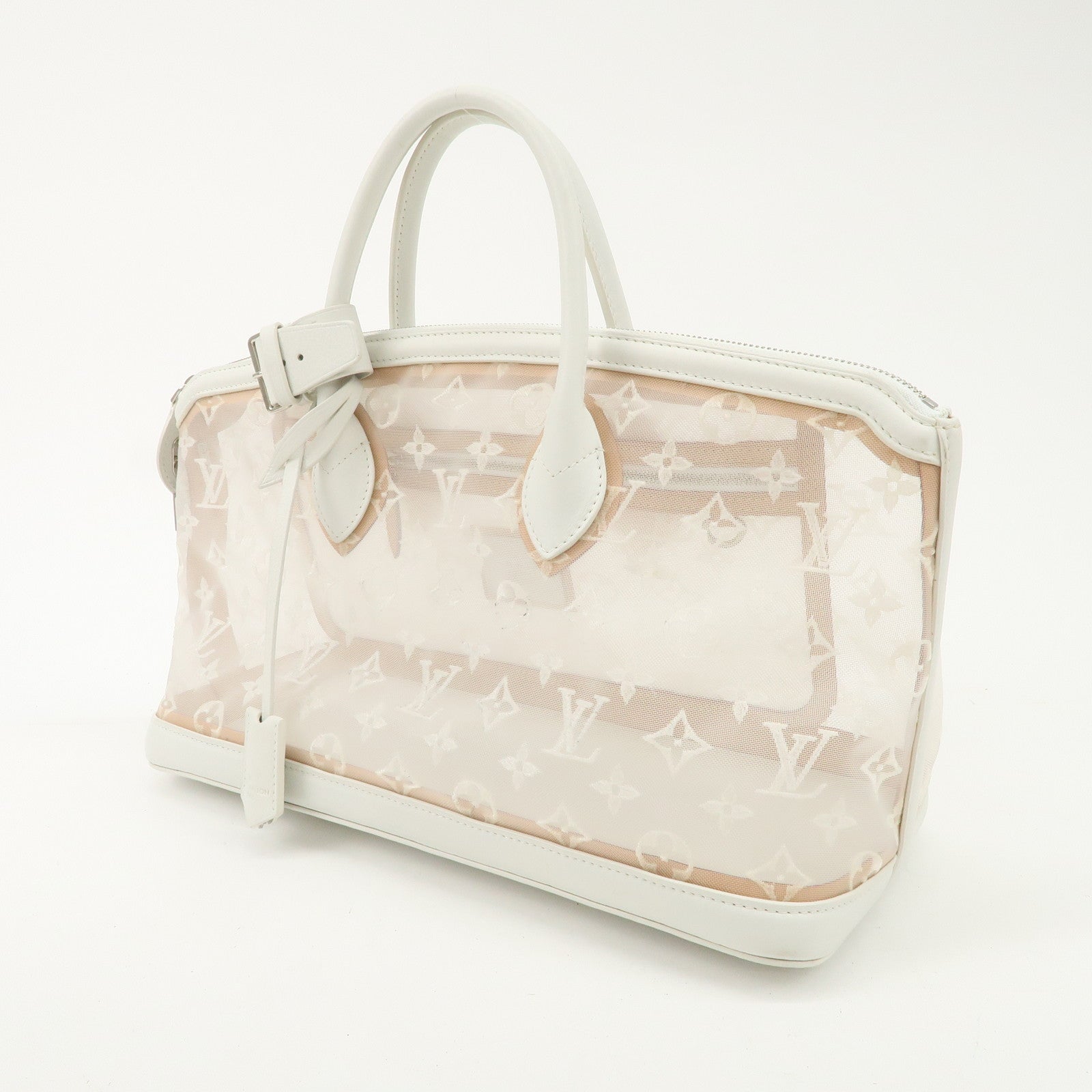 Louis Vuitton Monogram Transparence Lock It East West Bag M40701 Used