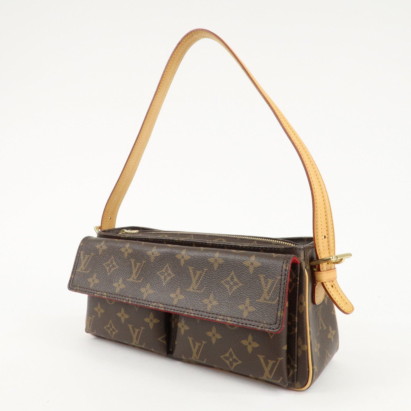 Louis Vuitton Monogram Vivacite Shoulder Bag Hand Bag M51164 Used