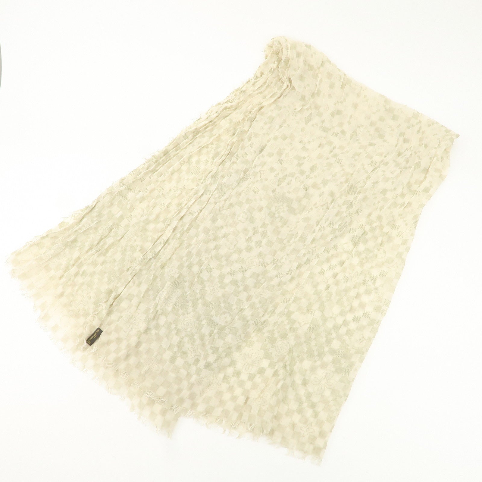 Louis Vuitton Damier Azur Etole Alize Shawl Scarf M72578 Used