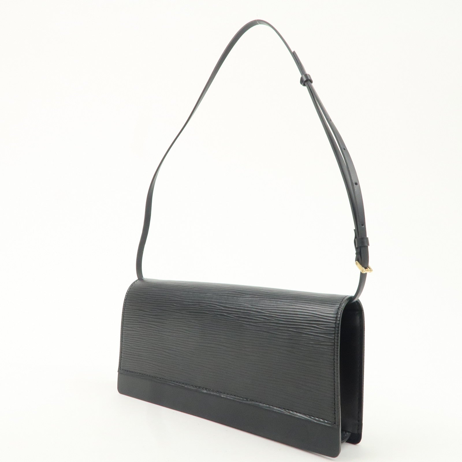 Louis Vuitton Epi Honfleur Hand Bag Noir M52732 Used