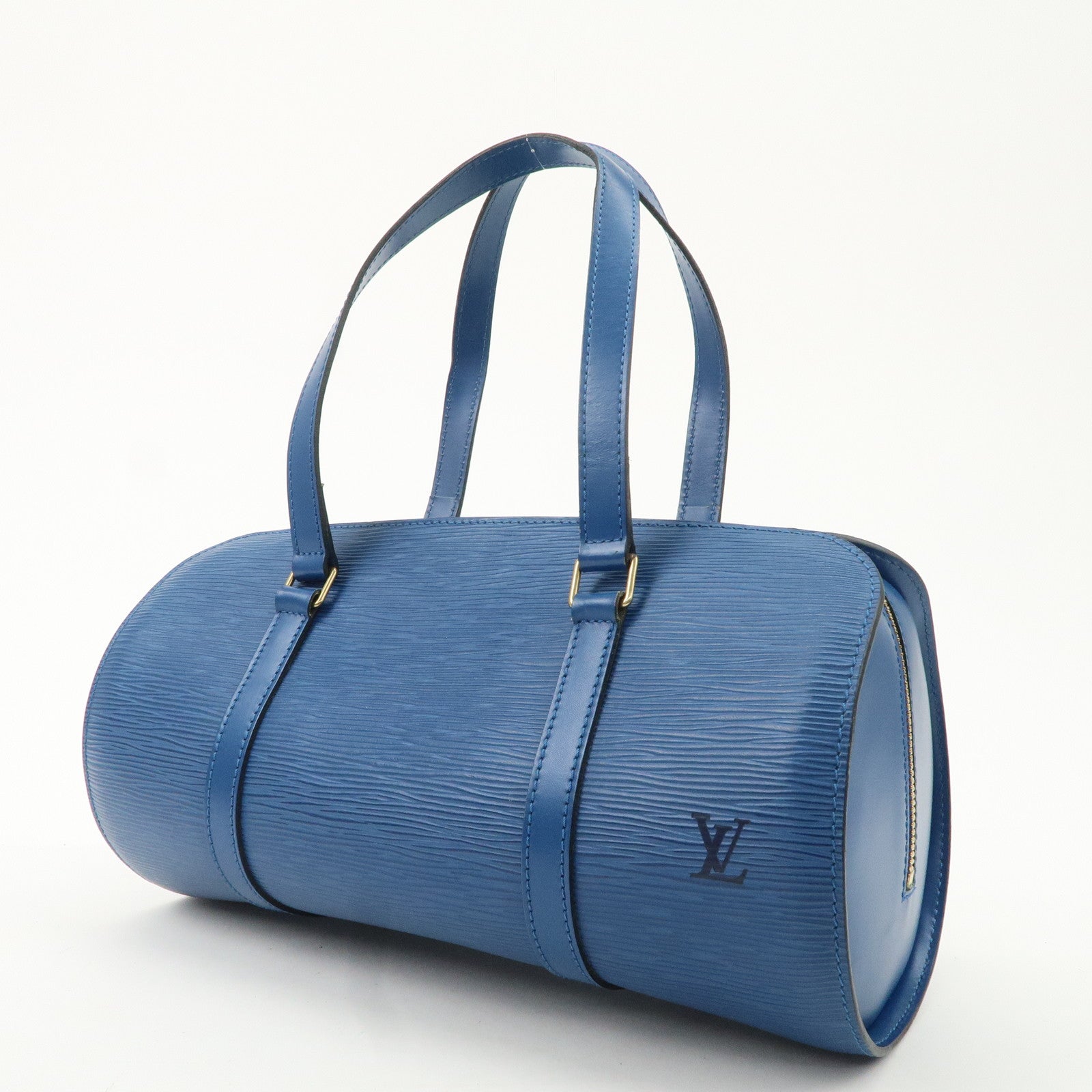 Louis Vuitton Epi Soufflot Shoulder Bag Hand Bag Blue M52222 Used