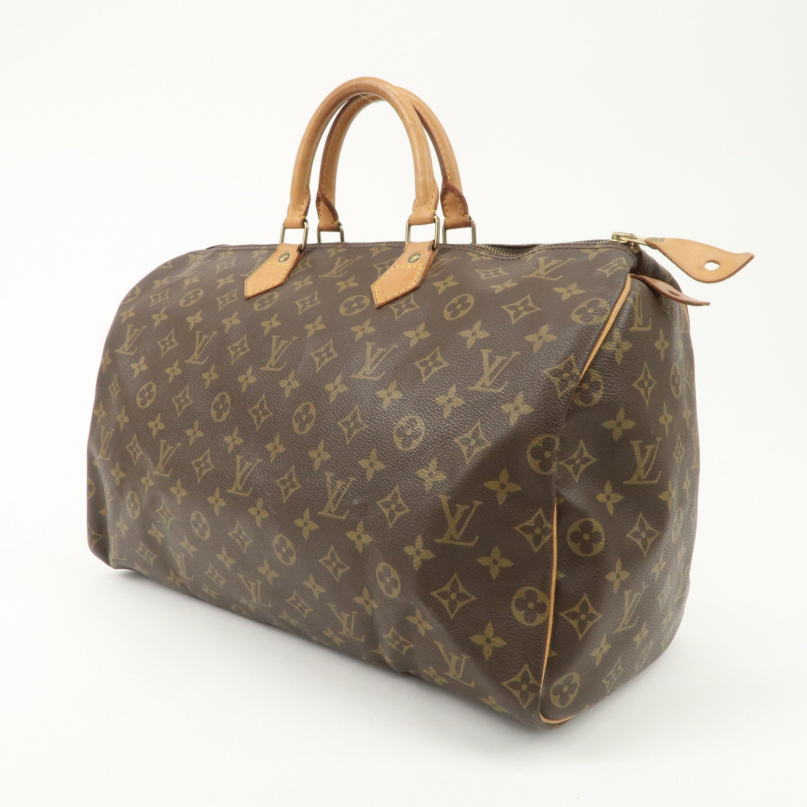 Louis Vuitton Monogram Speedy 40 Hand Bag Boston Bag M41522 Used