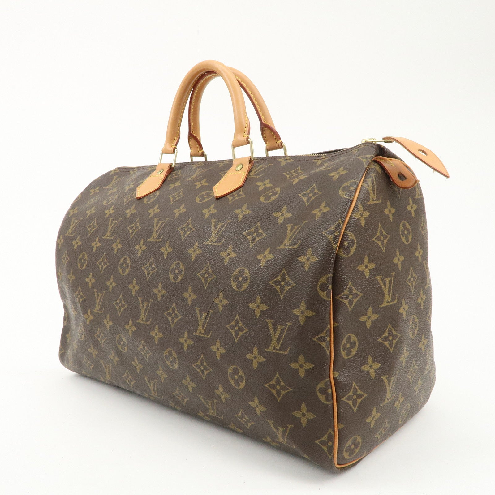 Louis Vuitton Monogram Speedy 40 Hand Bag Boston Bag M41522 Used