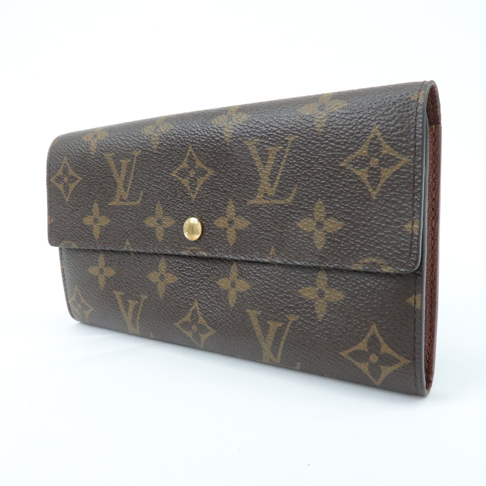 Louis Vuitton Monogram Porte Monnaie Credit Wallet M61726 Used