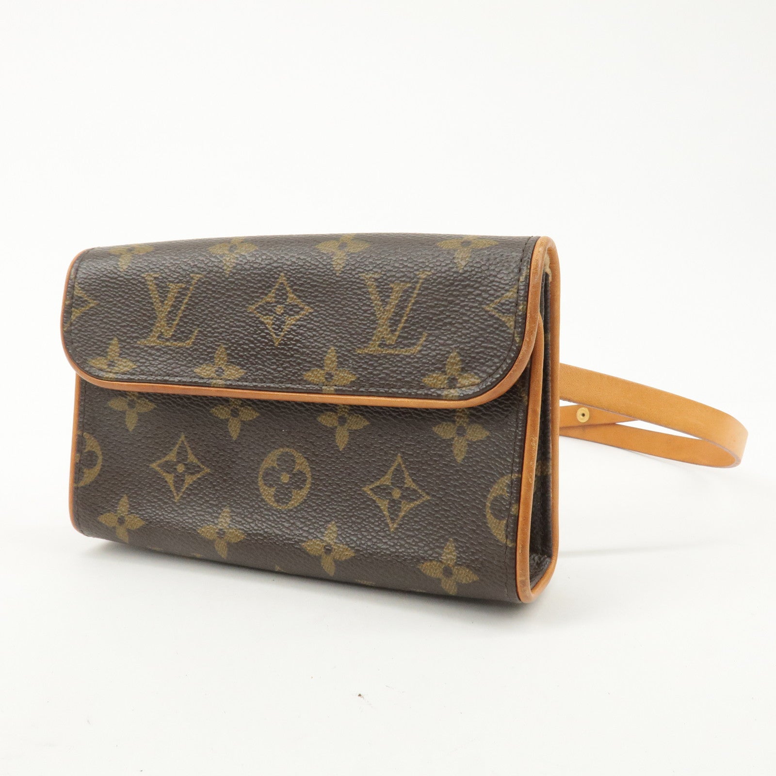 Louis Vuitton Monogram Pochette Florentine Waist Bag Belt M M51855 Used
