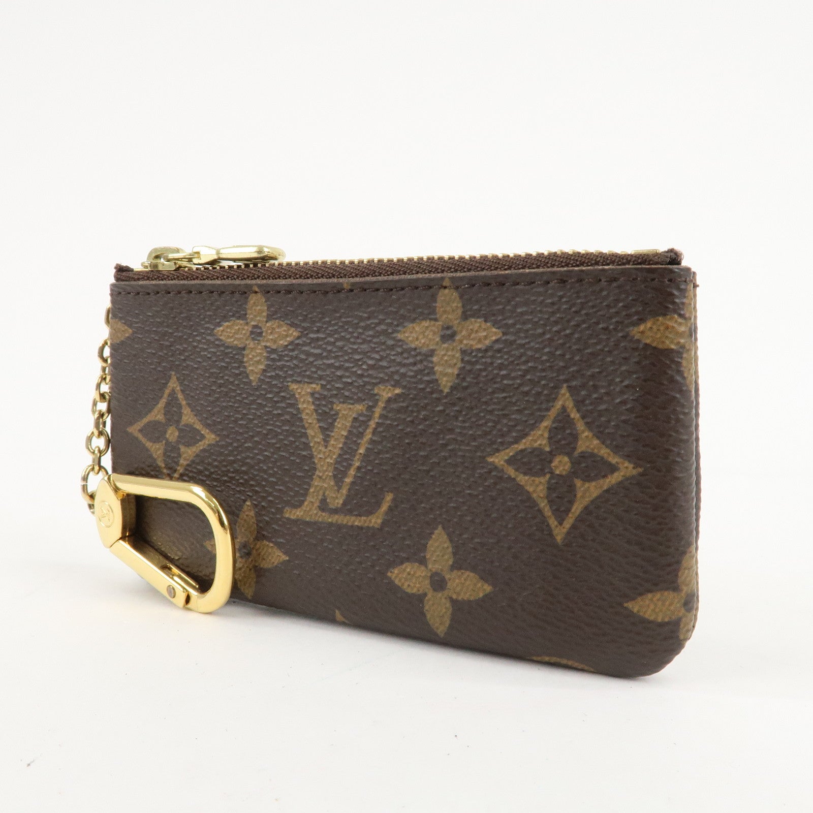 Louis Vuitton Monogram Pochette Cles Coin Case Key Case M62650 Used