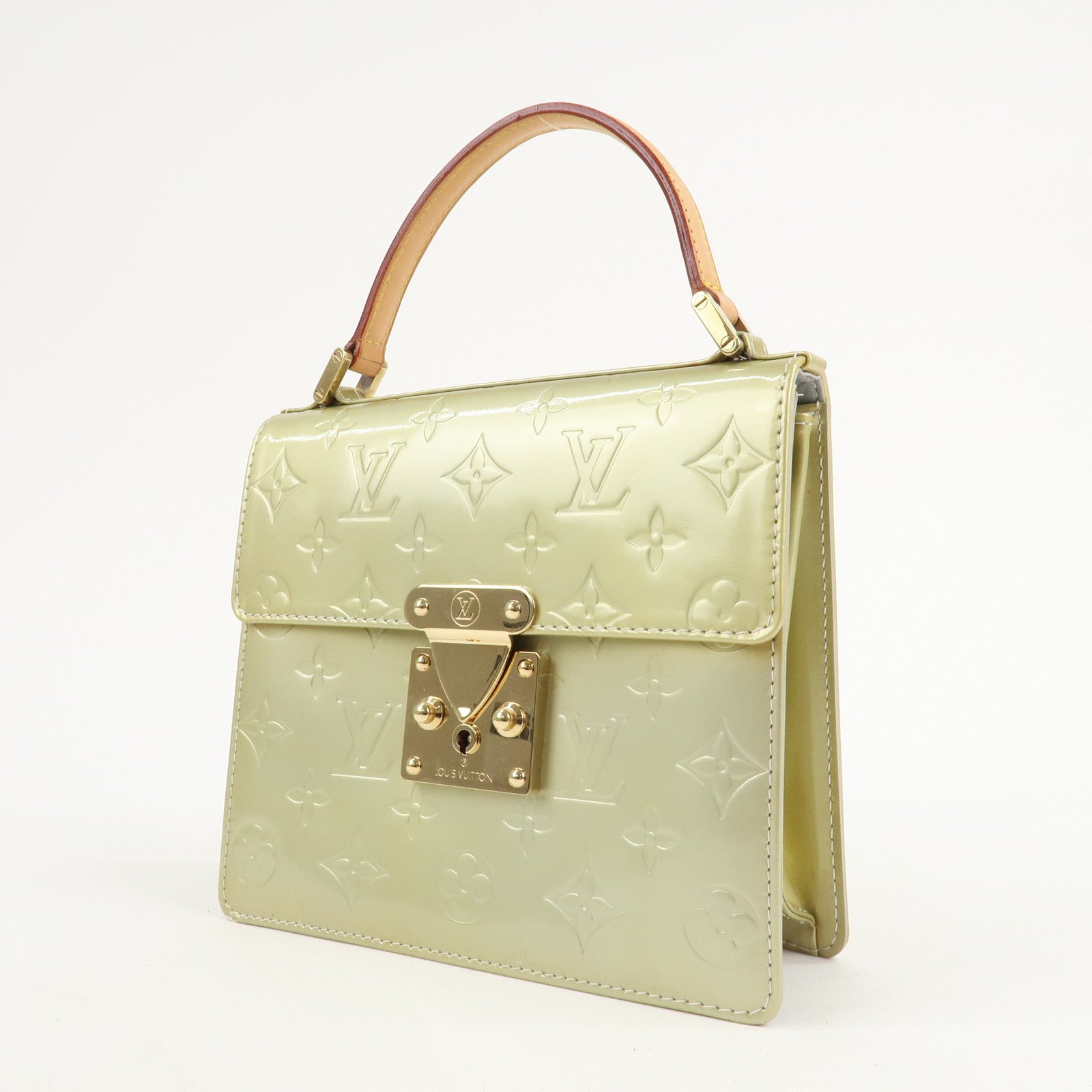 Louis Vuitton Monogram Vernis Spring Street Hand Bag M91029 Used