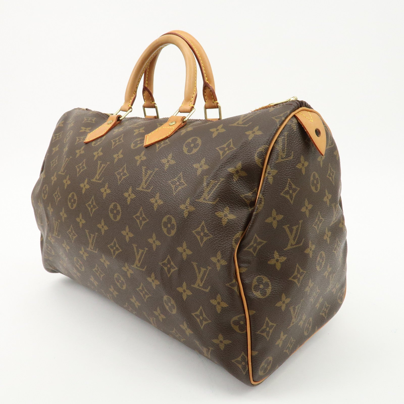 Louis Vuitton Monogram Speedy 40 Hand Bag Boston Bag M41522 Used