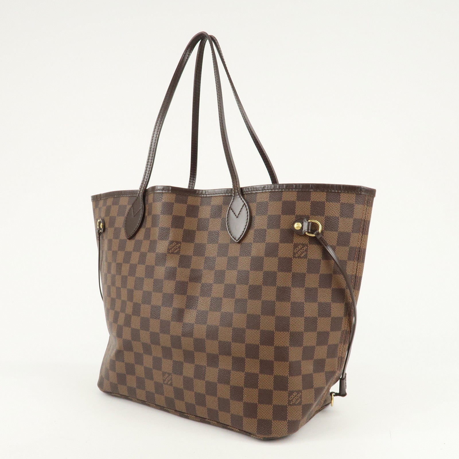 Louis Vuitton Damier Neverfull MM Tote Bag Hand Bag N51105 Used