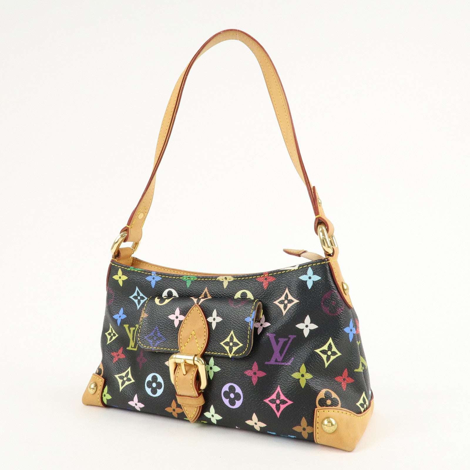 Louis Vuitton Monogram Multi Color Eliza Shoulder Bag M40099 Used