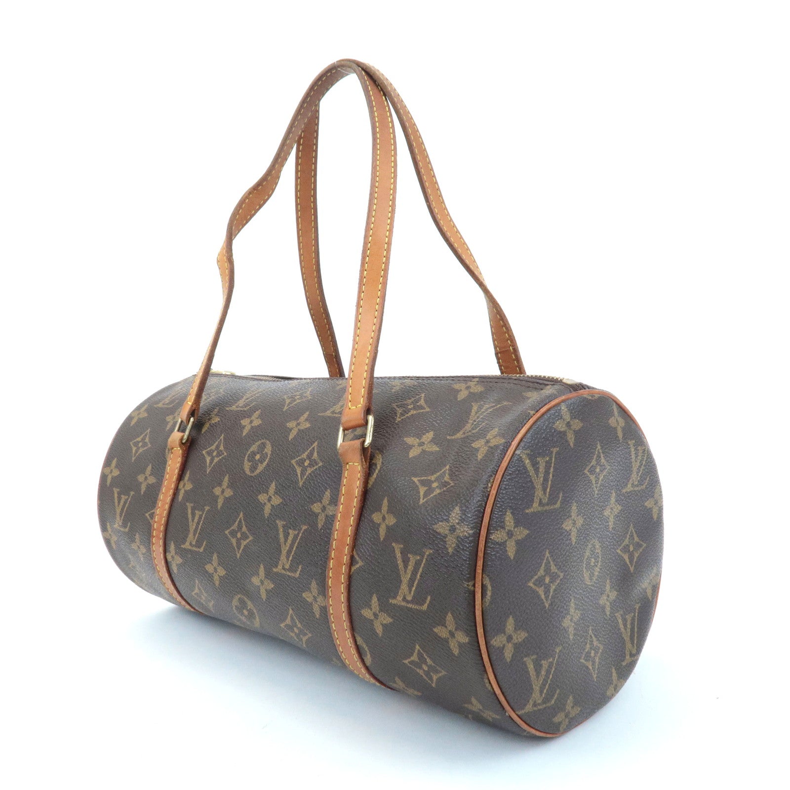 Louis Vuitton Monogram Papillon 30 Hand Bag New Style M51385 Used