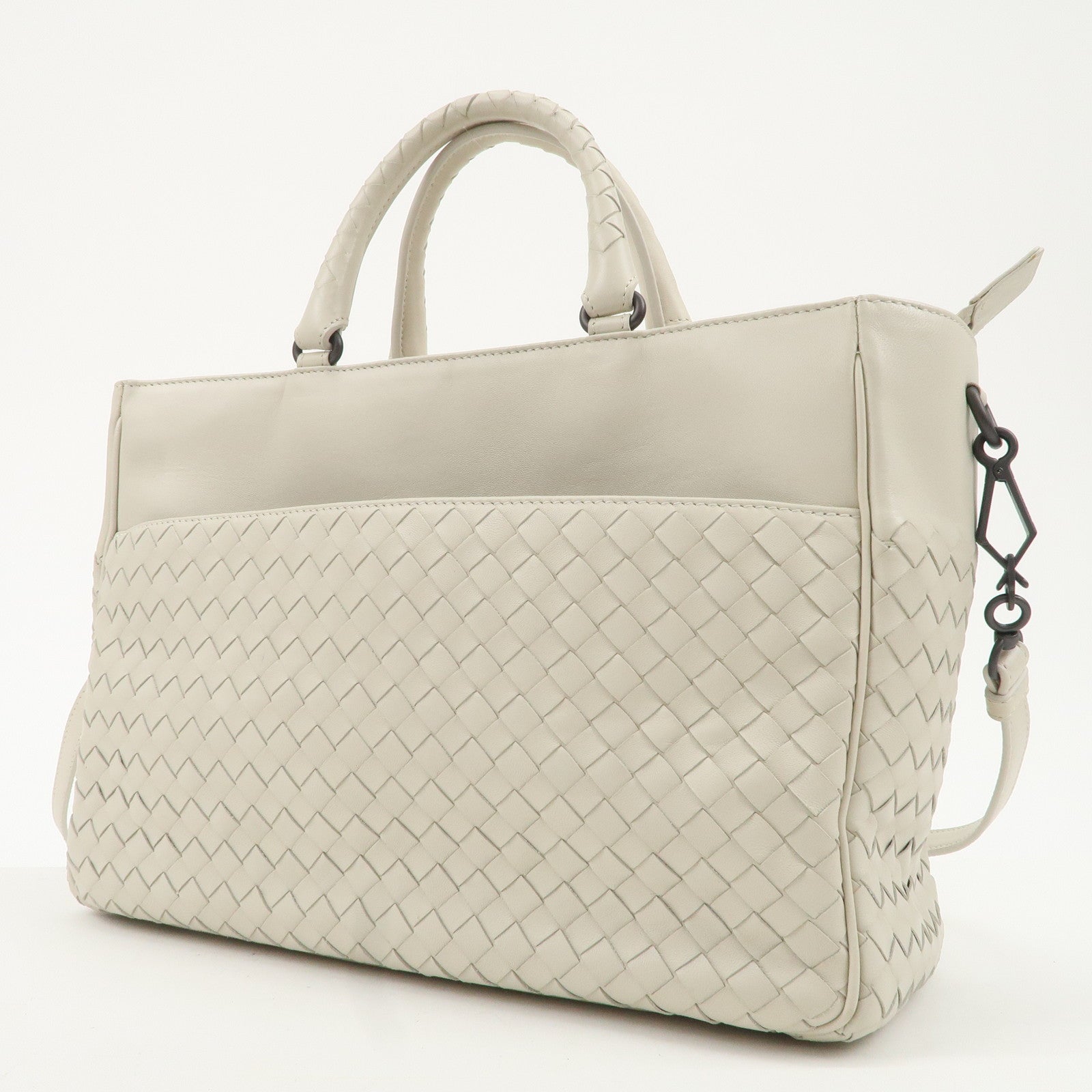 BOTTEGA VENETA Intrecciato Leather 2WAY Bag Tote Bag 481796 Used