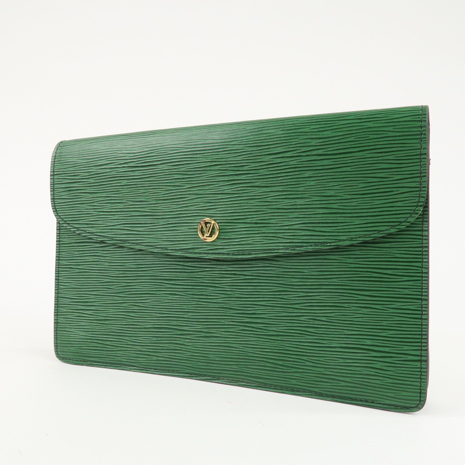 Louis Vuitton Epi Montaigne 27 Clutch Bag Borneo Green M52654 Used