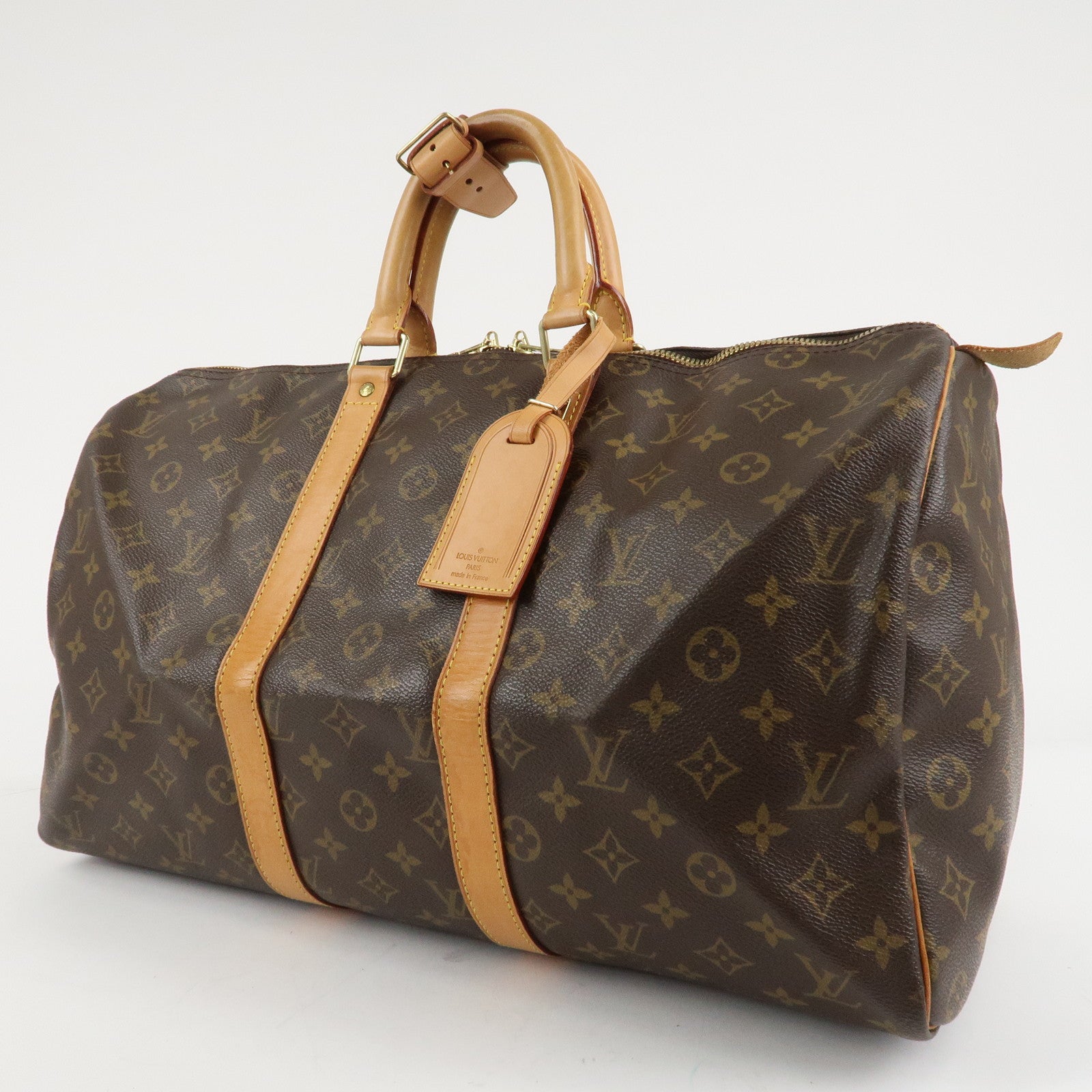 Louis Vuitton Monogram Keep All 45 Boston Bag M41428 Used