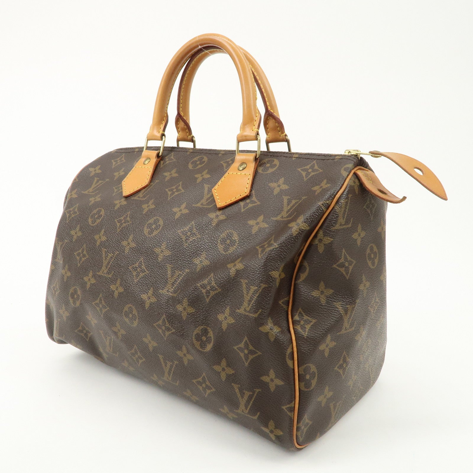 Louis Vuitton Monogram Speedy 30 Hand Bag Boston Bag M41526 Used