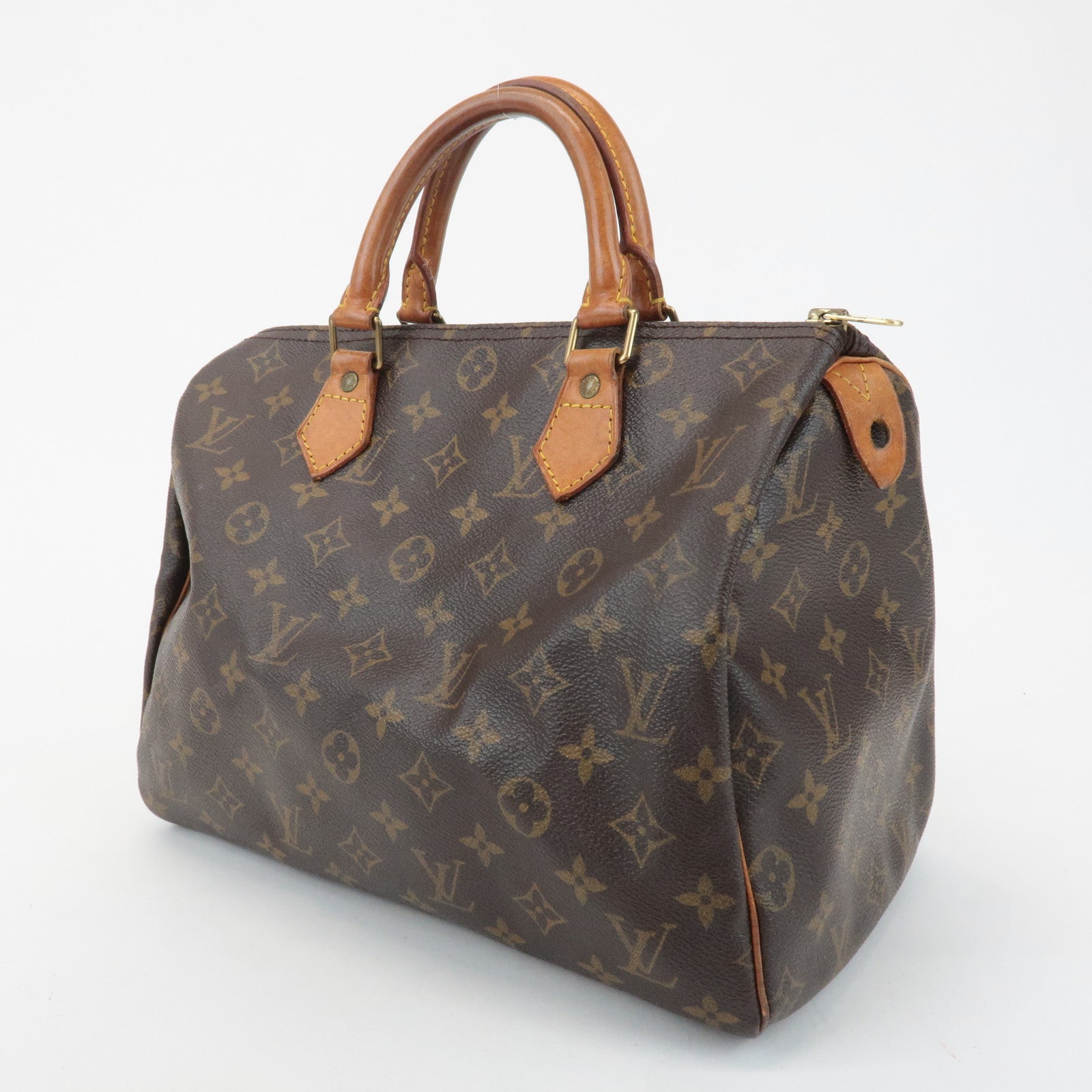 Louis Vuitton Monogram Speedy 30 Hand Bag Boston Bag M41526 Used
