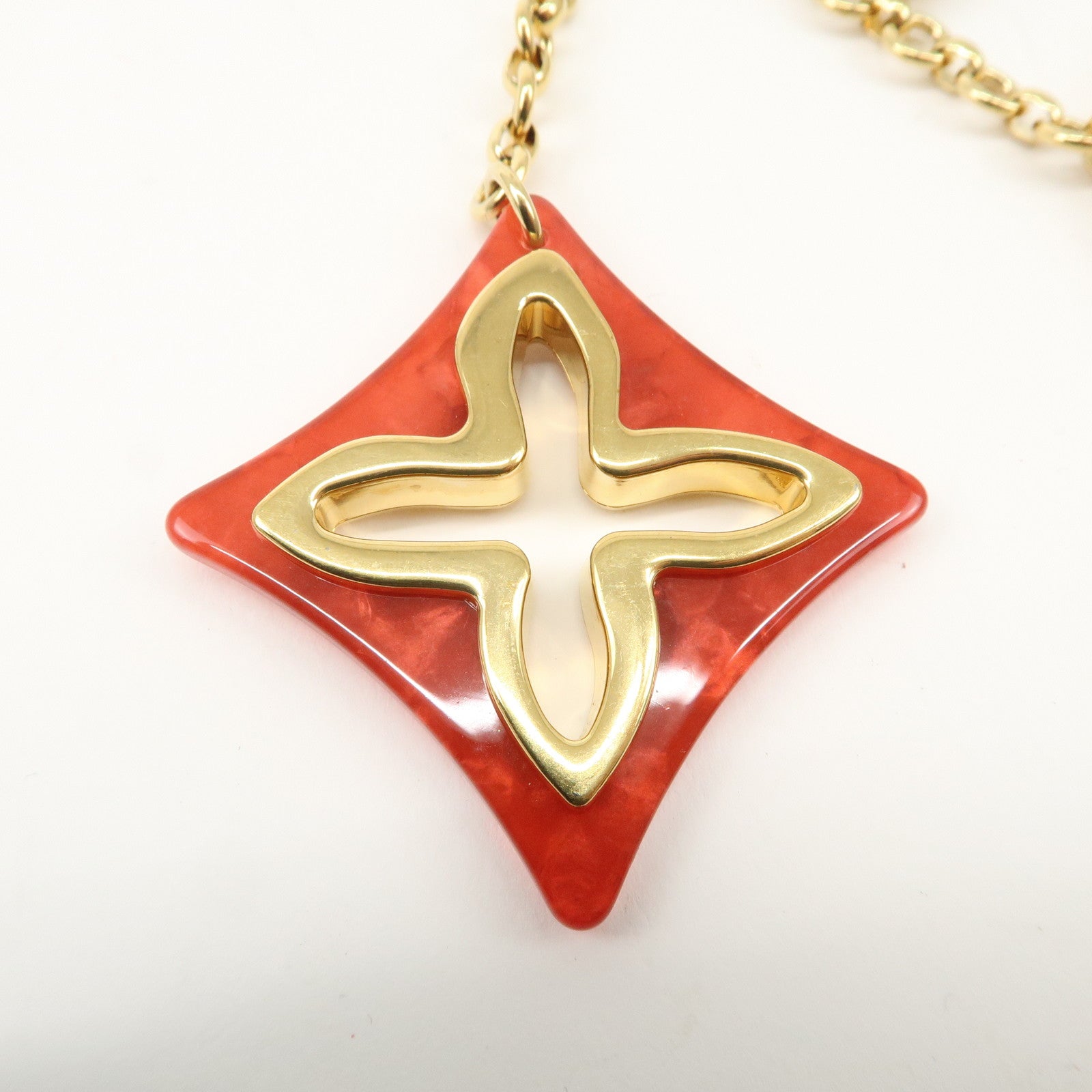 Louis Vuitton Bijoux Sac Insolence Bag Charm Gold Pink Red M67947 Used