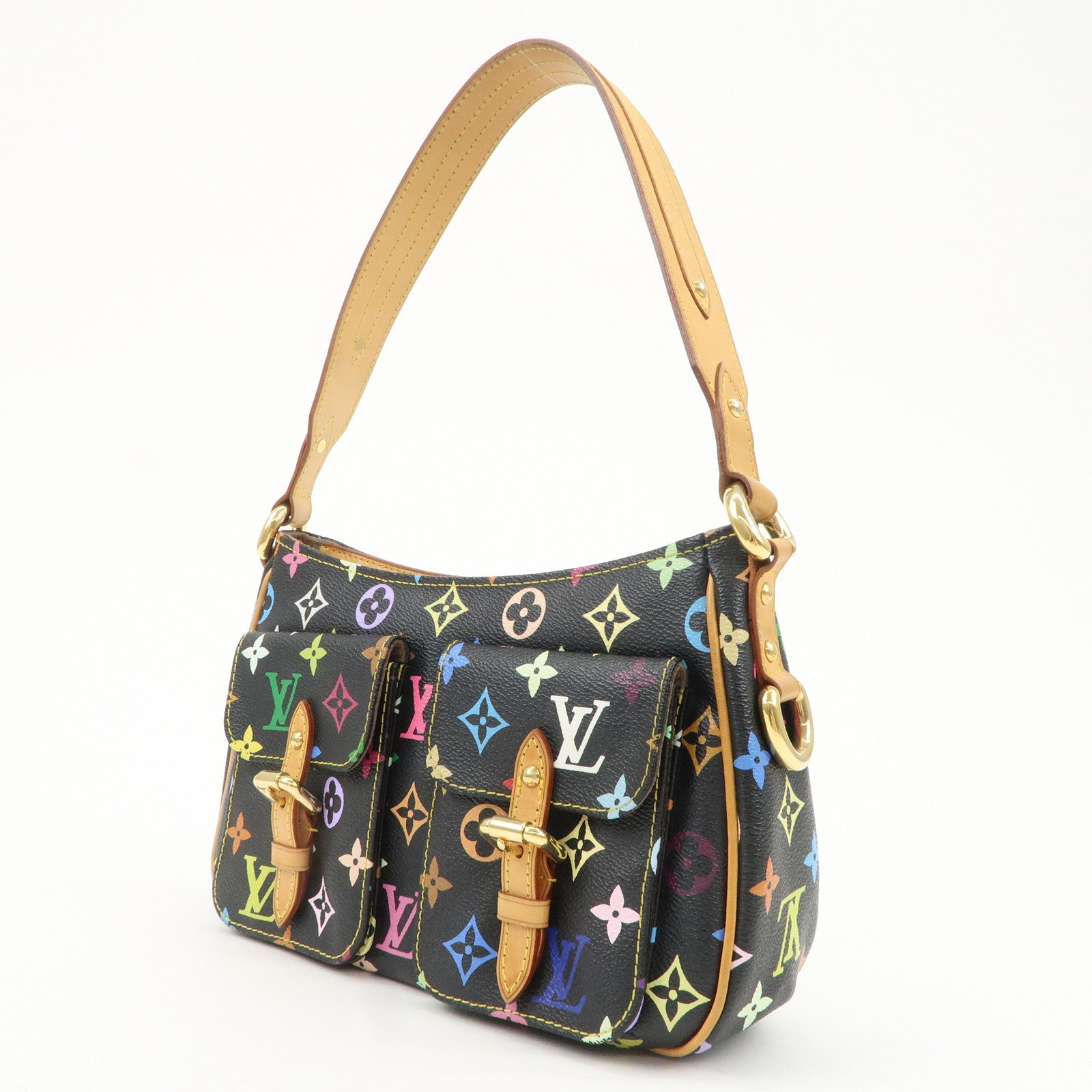 Louis Vuitton Monogram Multicolor Lodge PM Shoulder Bag M40054 Used