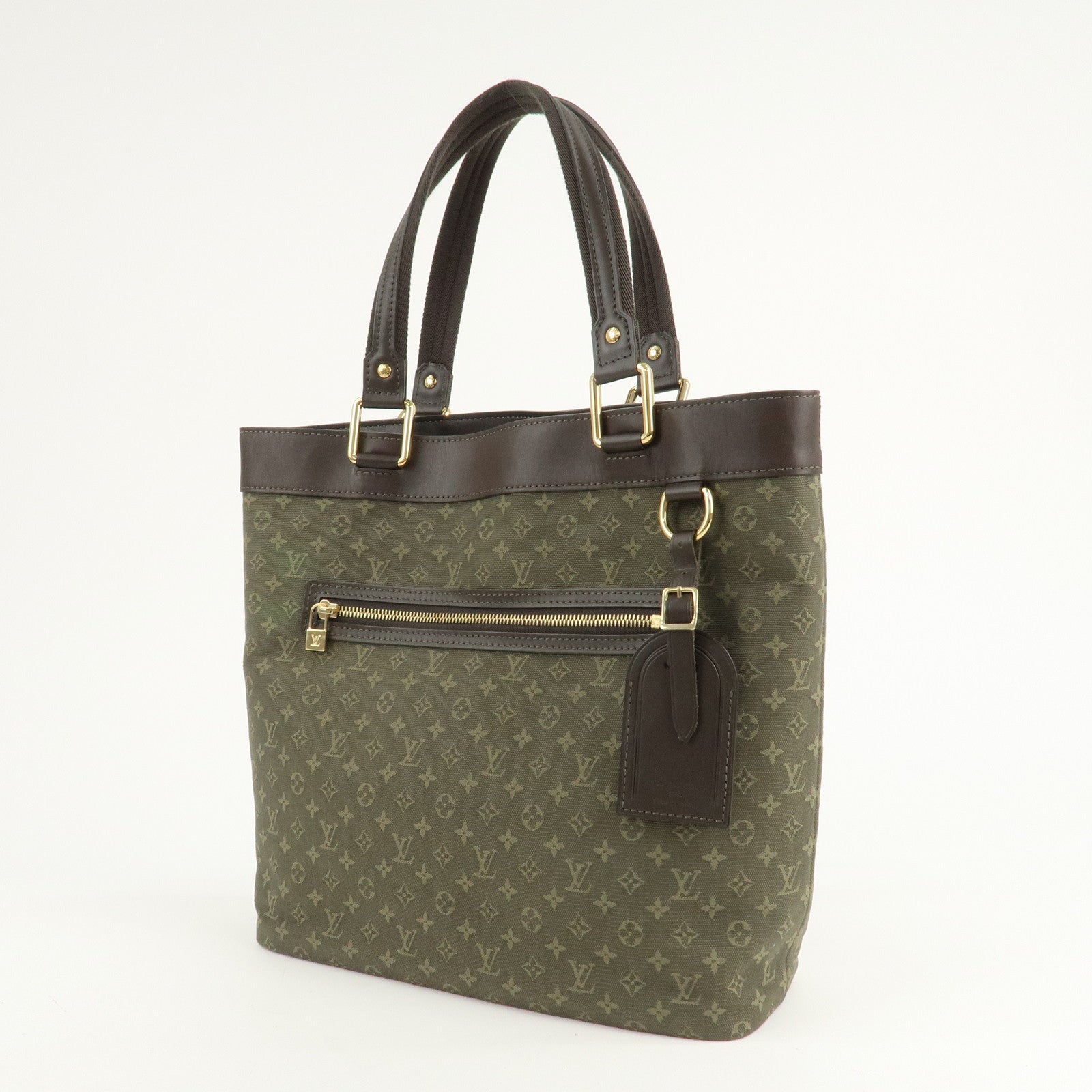 Louis Vuitton Monogram Mini Lucille GM TST Khaki M92681 Used
