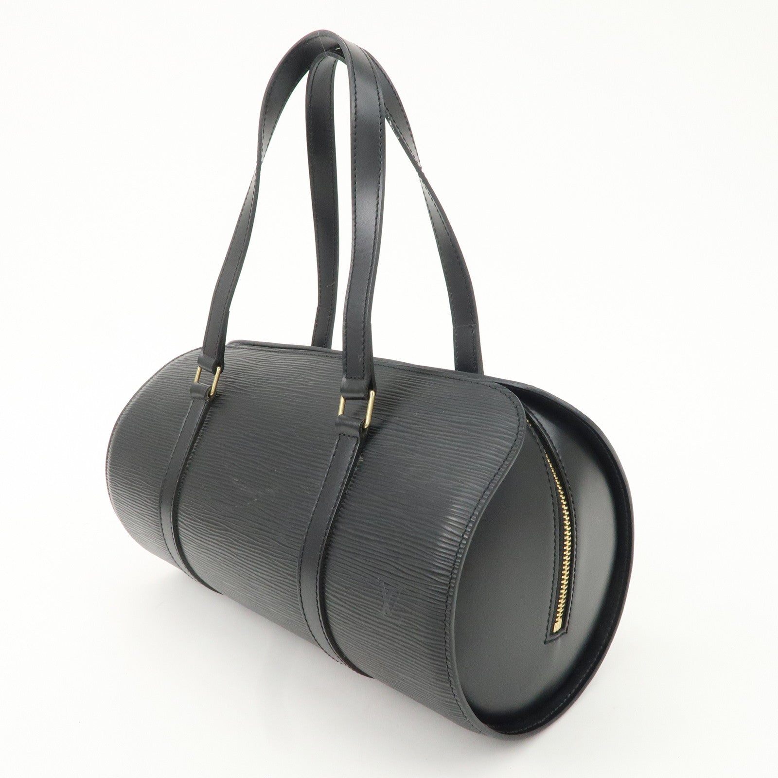 Louis Vuitton Epi Soufflot Hand Bag Noir Black M52862 Used