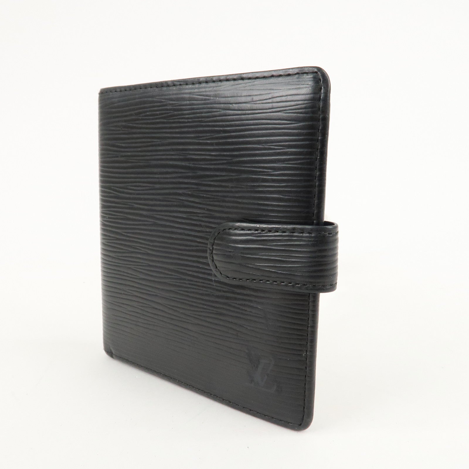 Louis Vuitton Epi Set of 2 Bi-fold Wallet Noir M63642 M63552 Used