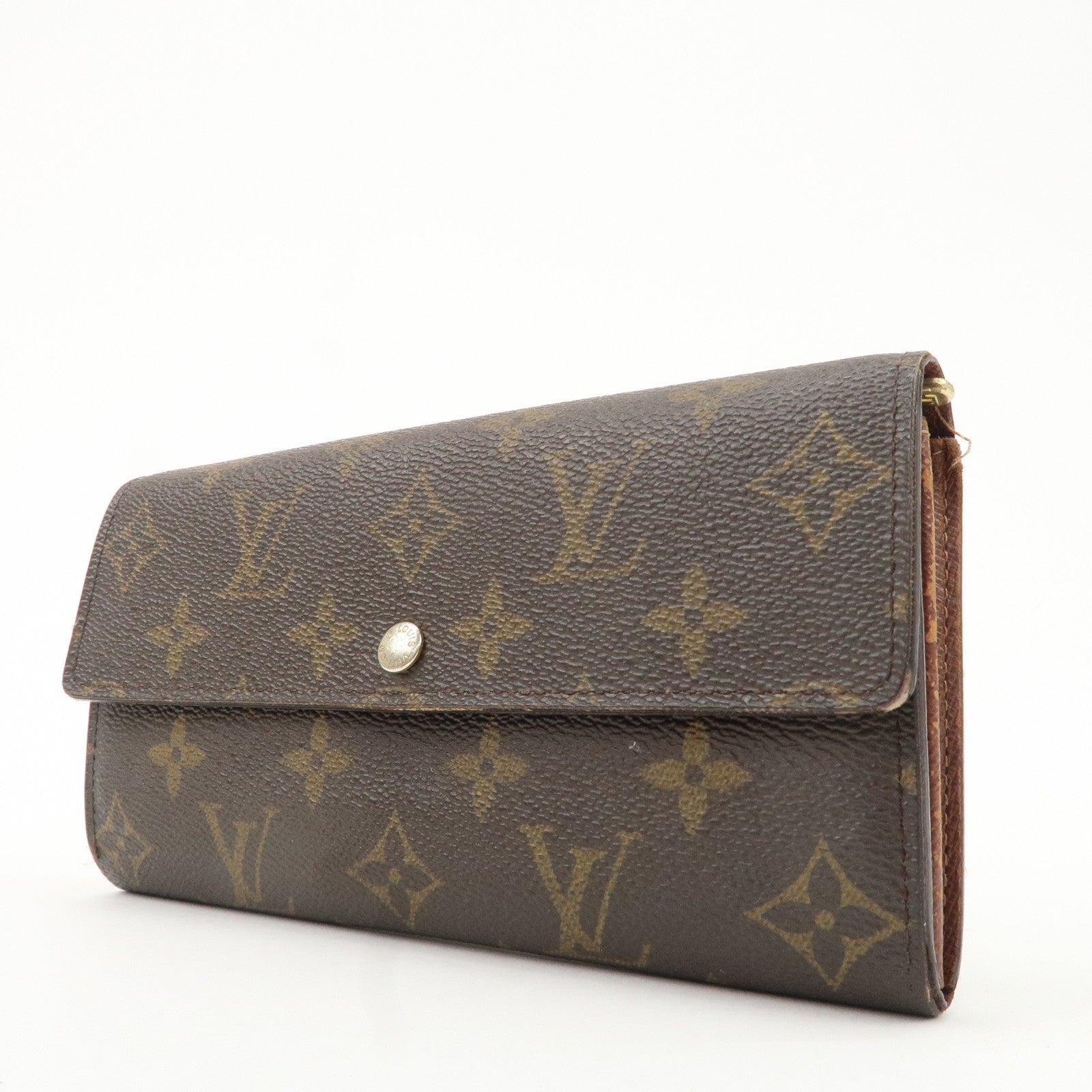 Louis Vuitton Monogram Portefeuille Sarah Long Wallet M61734 Used