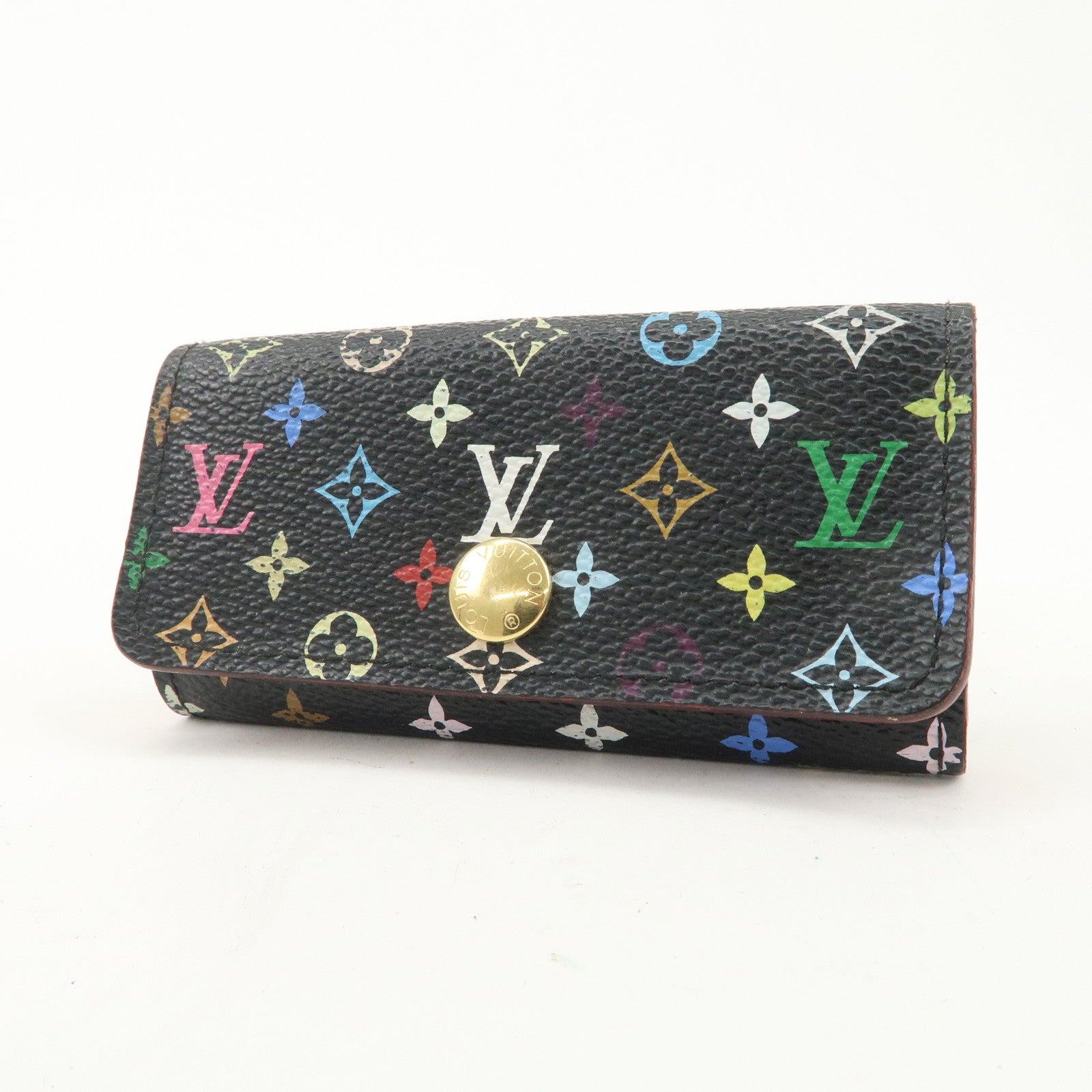 Louis Vuitton Monogram Multicolor Set of 2 Key Case M93732 Used