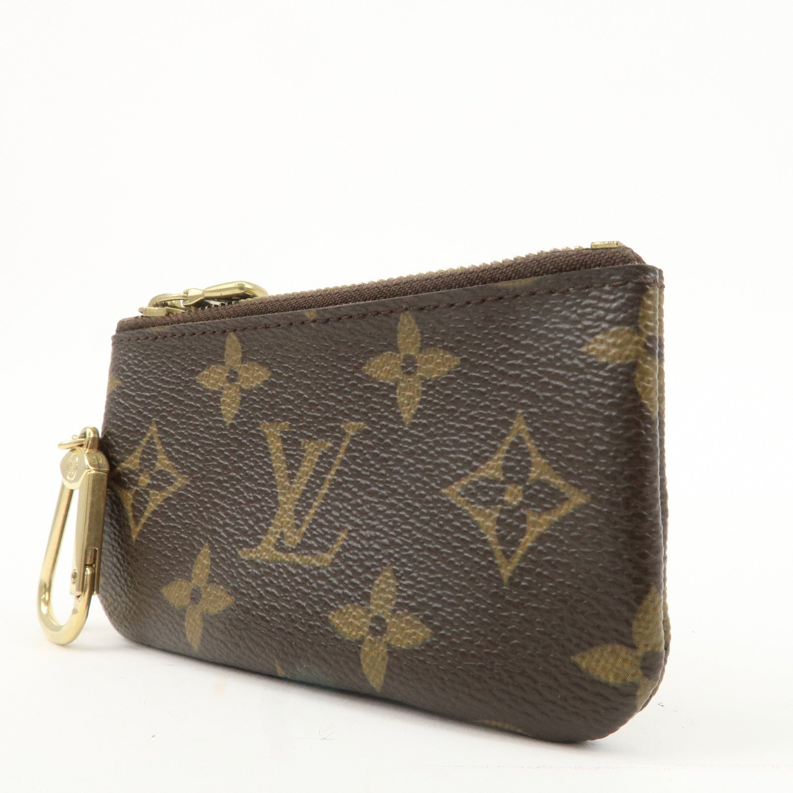 Louis Vuitton Monogram Pochette Cles Coin & Key Case M62650 Used