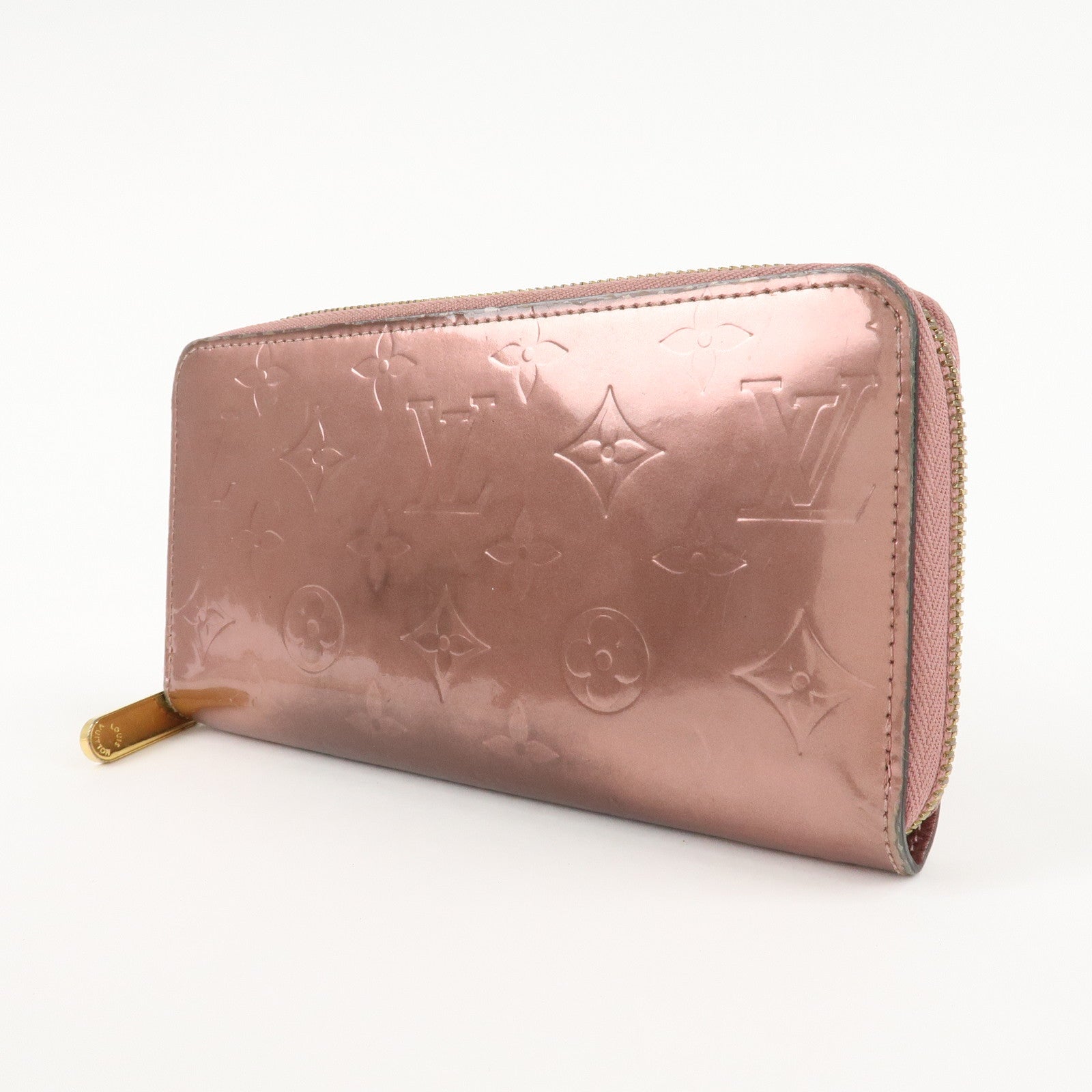 Louis Vuitton Monogram Vernis Zippy Long Wallet Used
