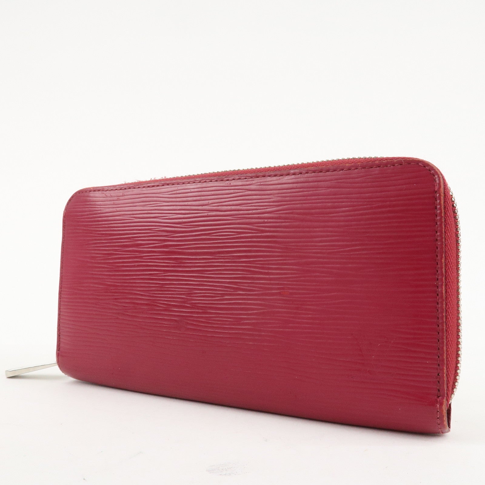 Louis Vuitton Epi Zippy Wallet Zip Around Wallet Fuchsia M60305 Used