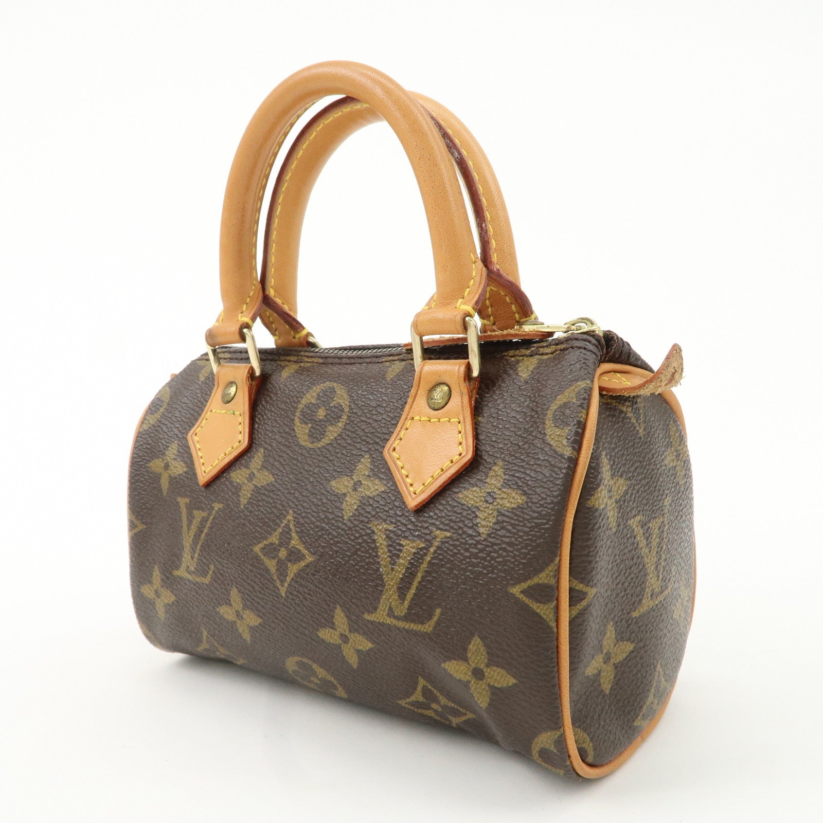 Louis Vuitton Monogram Mini Speedy & Strap M41534 J52314 Used