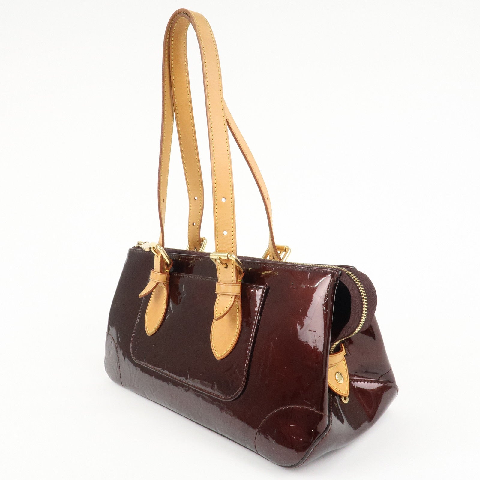 Louis Vuitton Monogram Vernis Rosewood Avenue Hand Bag M93510 Used