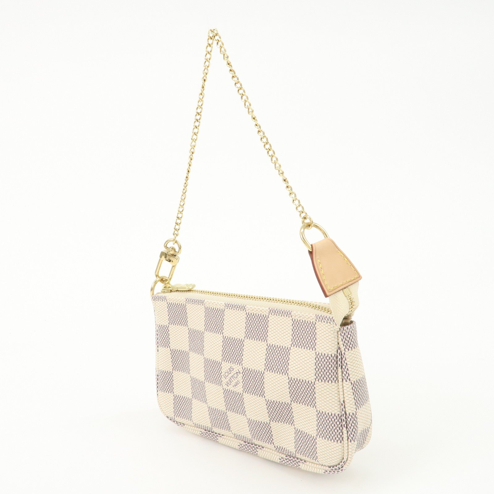 Louis Vuitton Damier Azur Mini Pochette Accessoires Pouch N58010 Used