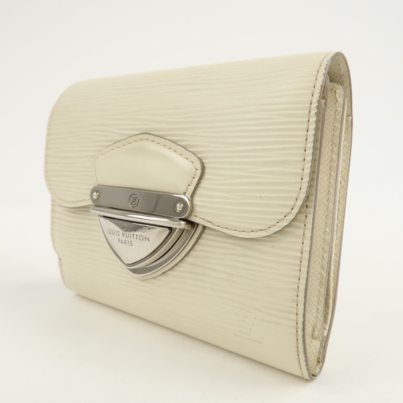 Louis Vuitton Epi Portefeuille Joy Tri-fold Wallet Ivory M6658J Used