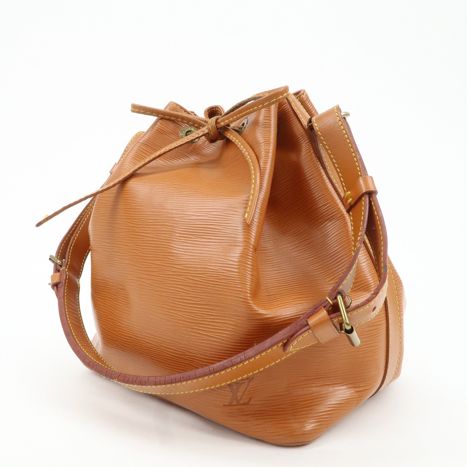 Louis Vuitton Epi Petit Noe Shoulder Bag Zipang Gold M44108 Used