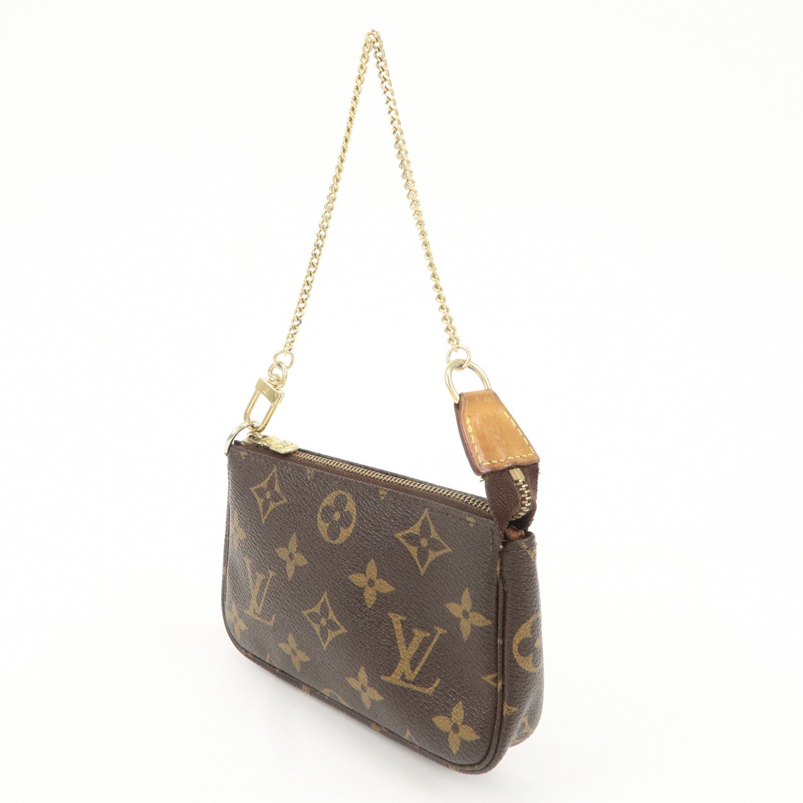 Louis Vuitton Monogram Mini Pochette Accessoires Pouch M58009 Used