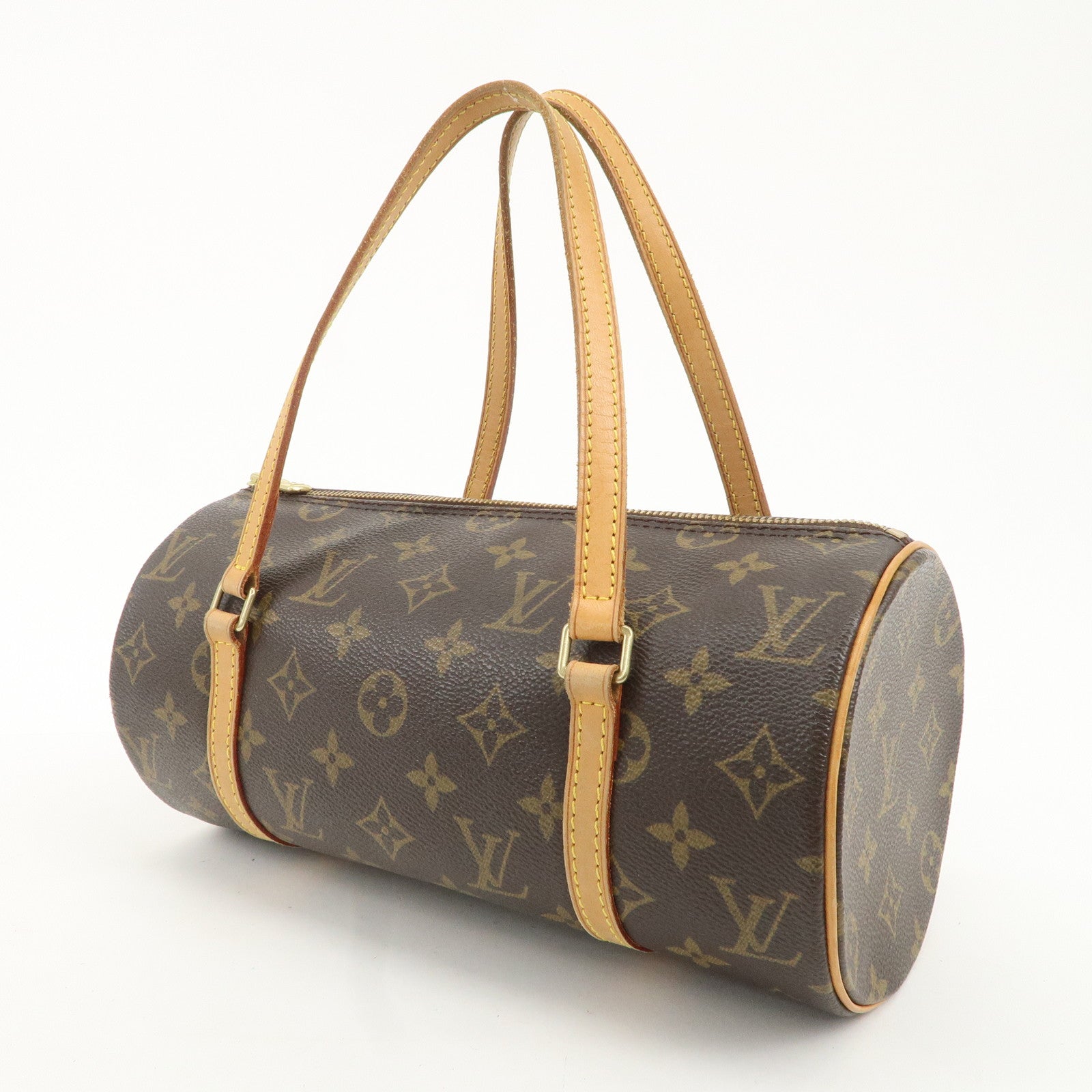 Louis Vuitton Monogram Papillon 26 Hand Bag New Style M51385 Used
